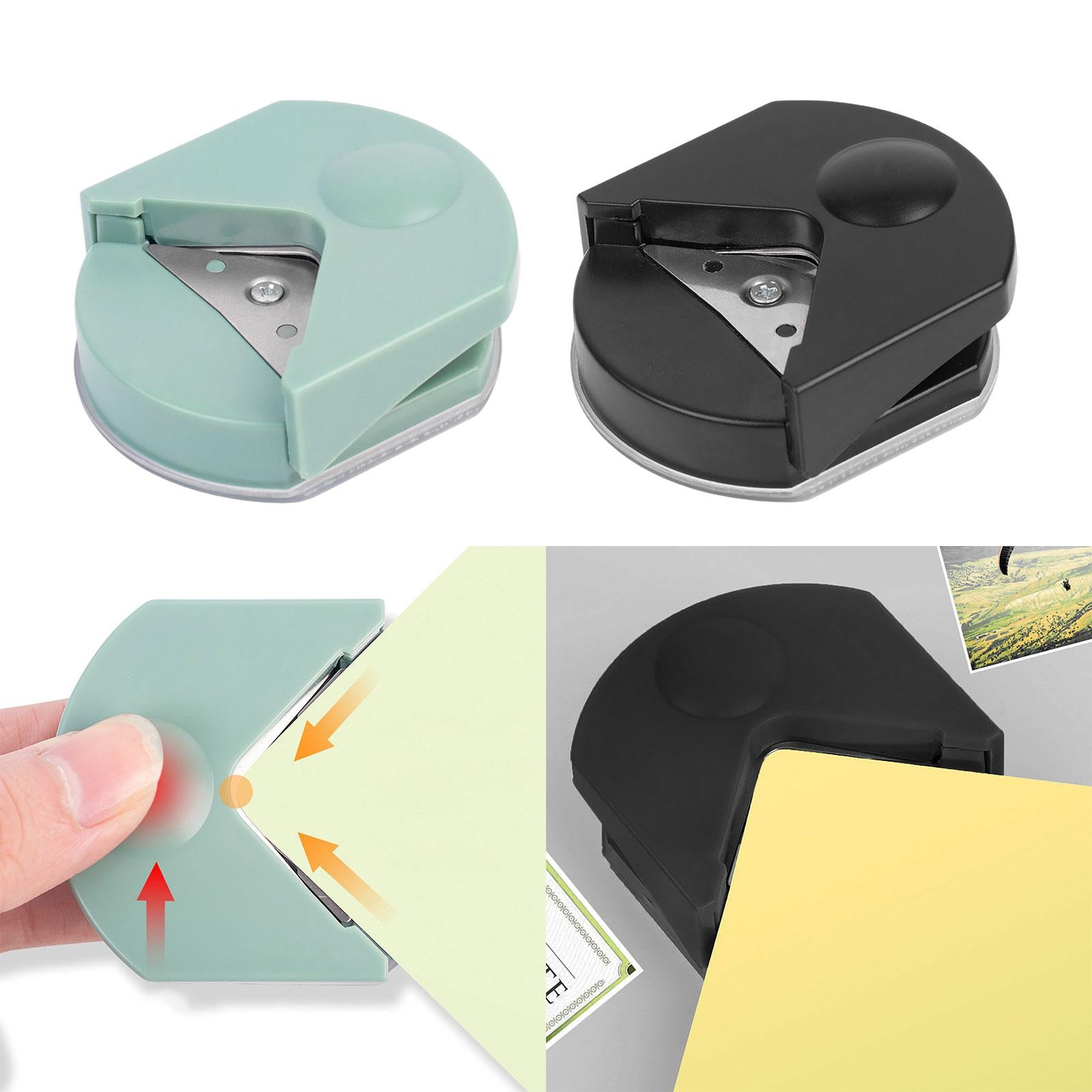 3xCorner Rounder Punch Invitations Pocket R4mm Laminate Rounded Corner Punches Green