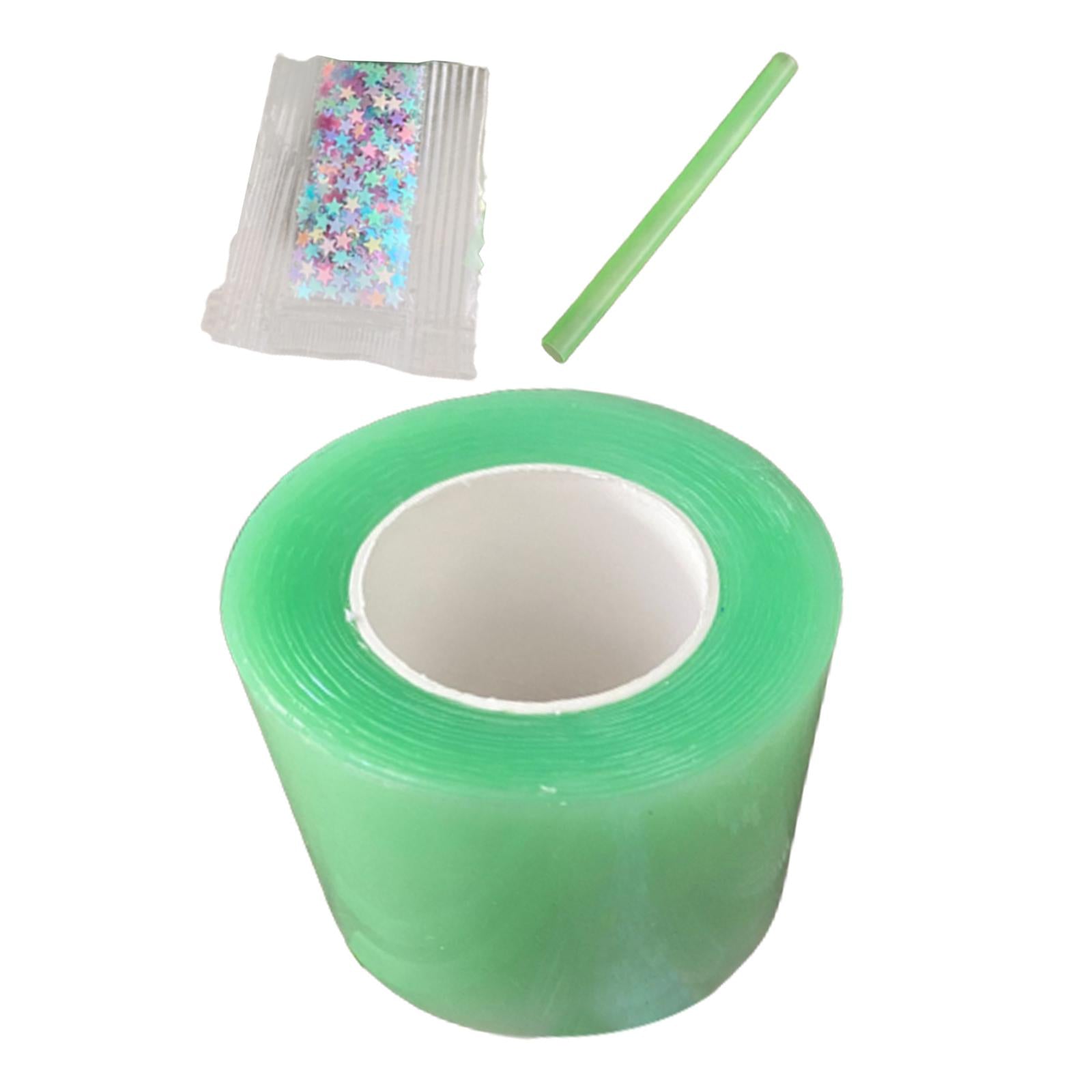 4xNano Mounting Tape Household Mounting Tape for Educational Toy Handmade Ball 1mmx4.5cmx1m green