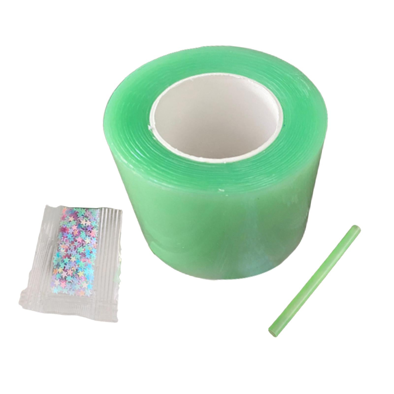 3xNano Mounting Tape Household Mounting Tape for Educational Toy Handmade Ball 1mmx4.5cmx1m green