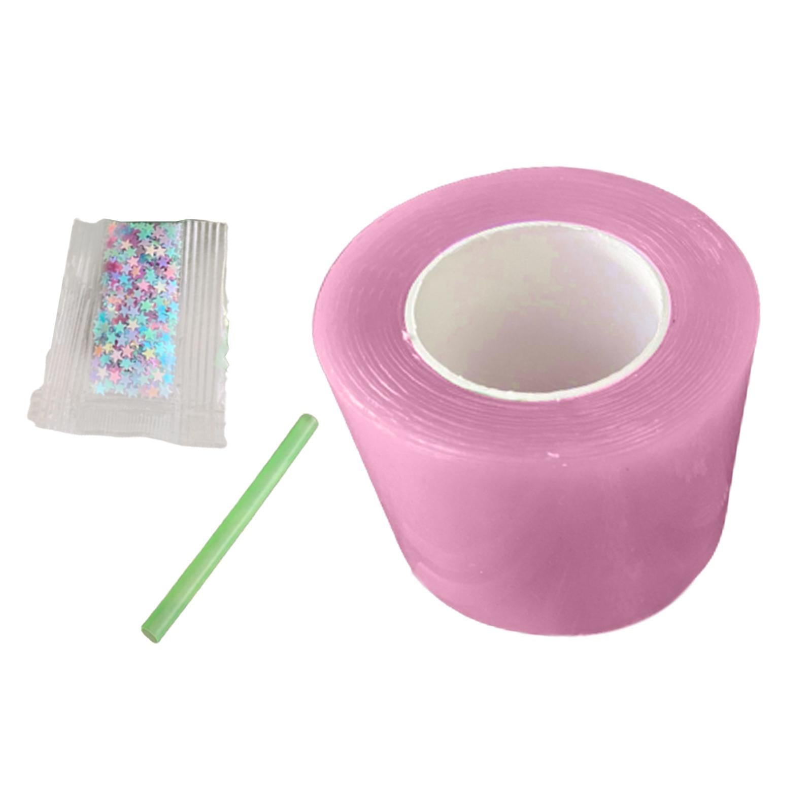 4xNano Mounting Tape Household Mounting Tape for Educational Toy Handmade Ball 1mmx4.5cmx1m violet