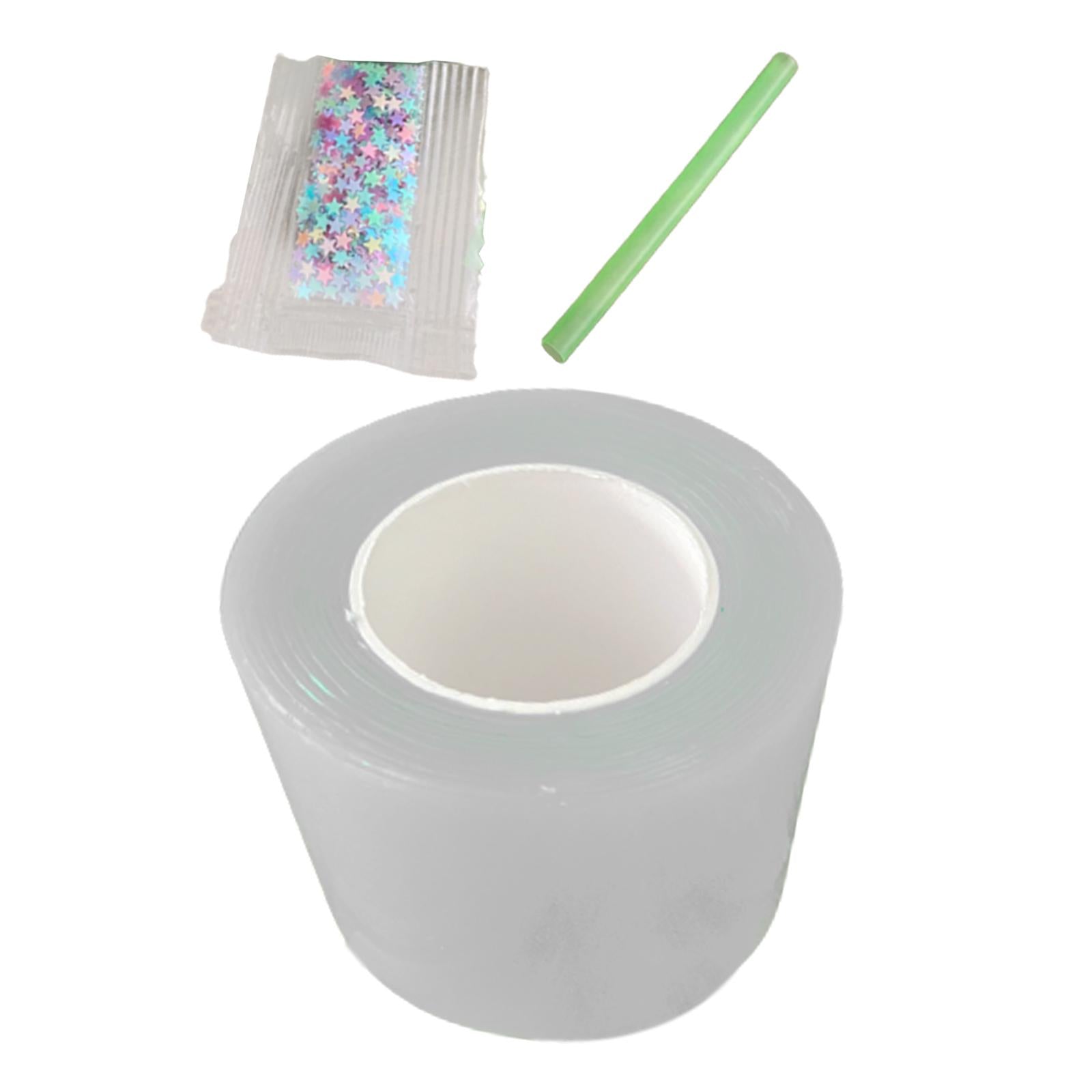 2xNano Mounting Tape Household Mounting Tape for Educational Toy Handmade Ball 1mmx4.5cmx1m clear