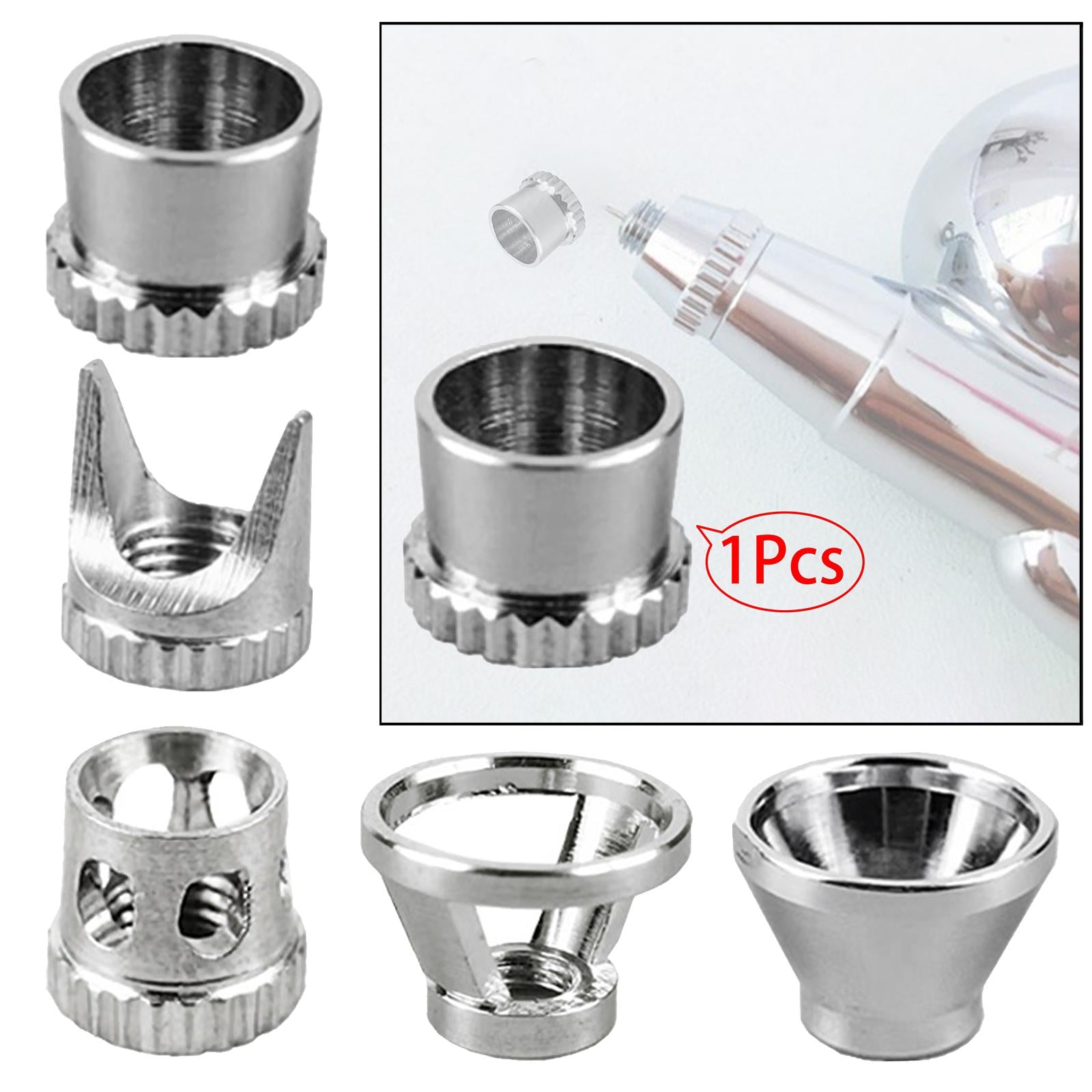 3xAirbrush Needle Cover Nozzle Tips Spray Tool Painting Machine Nozzle Caps Style A