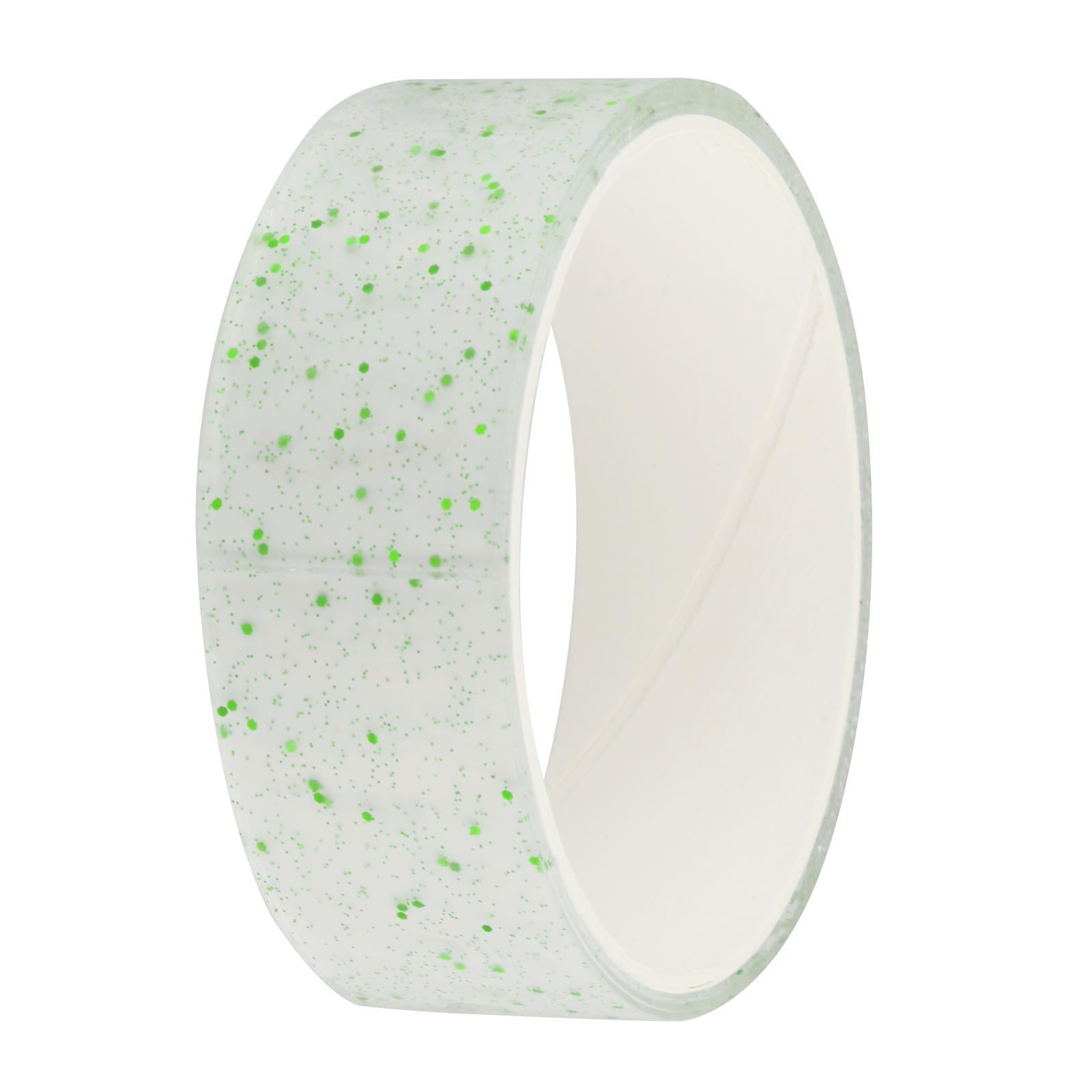 4xTransparent Glitter Nano Tape Picture Mount Tape Funny Blow Bubbles Balloons 1mx3cmx1mm Green