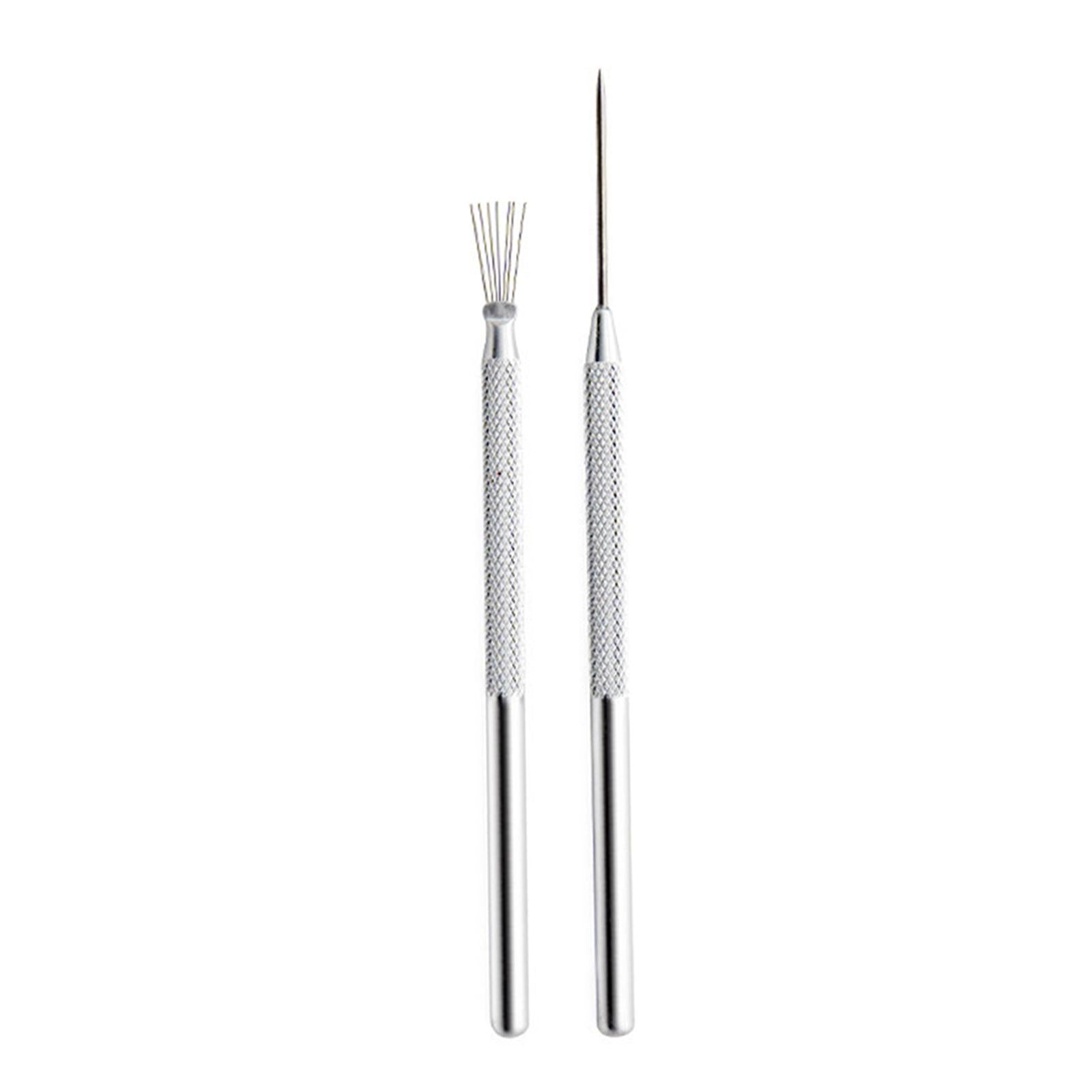 4x7 Pin Clay Detail Sculpting Tool Durable for Scraping DIY Handicraft Cutting 2pcs