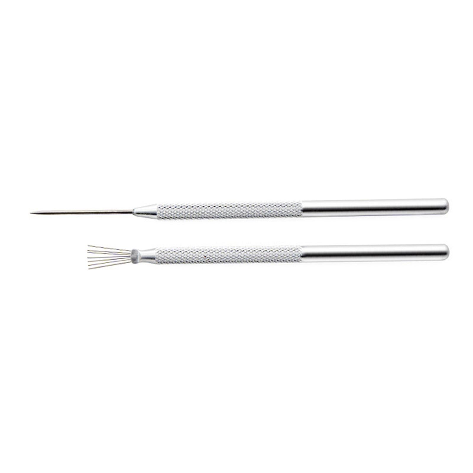 4x7 Pin Clay Detail Sculpting Tool Durable for Scraping DIY Handicraft Cutting 2pcs