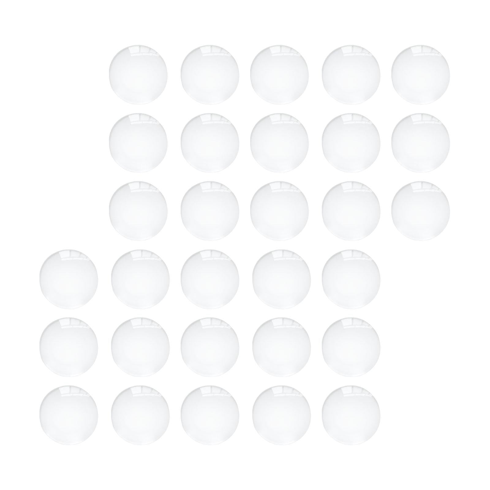 3xHalf Round Flatback for Jewelry Making DIY Crafts Glass Cabochons Dome Tiles 16mm 30pcs