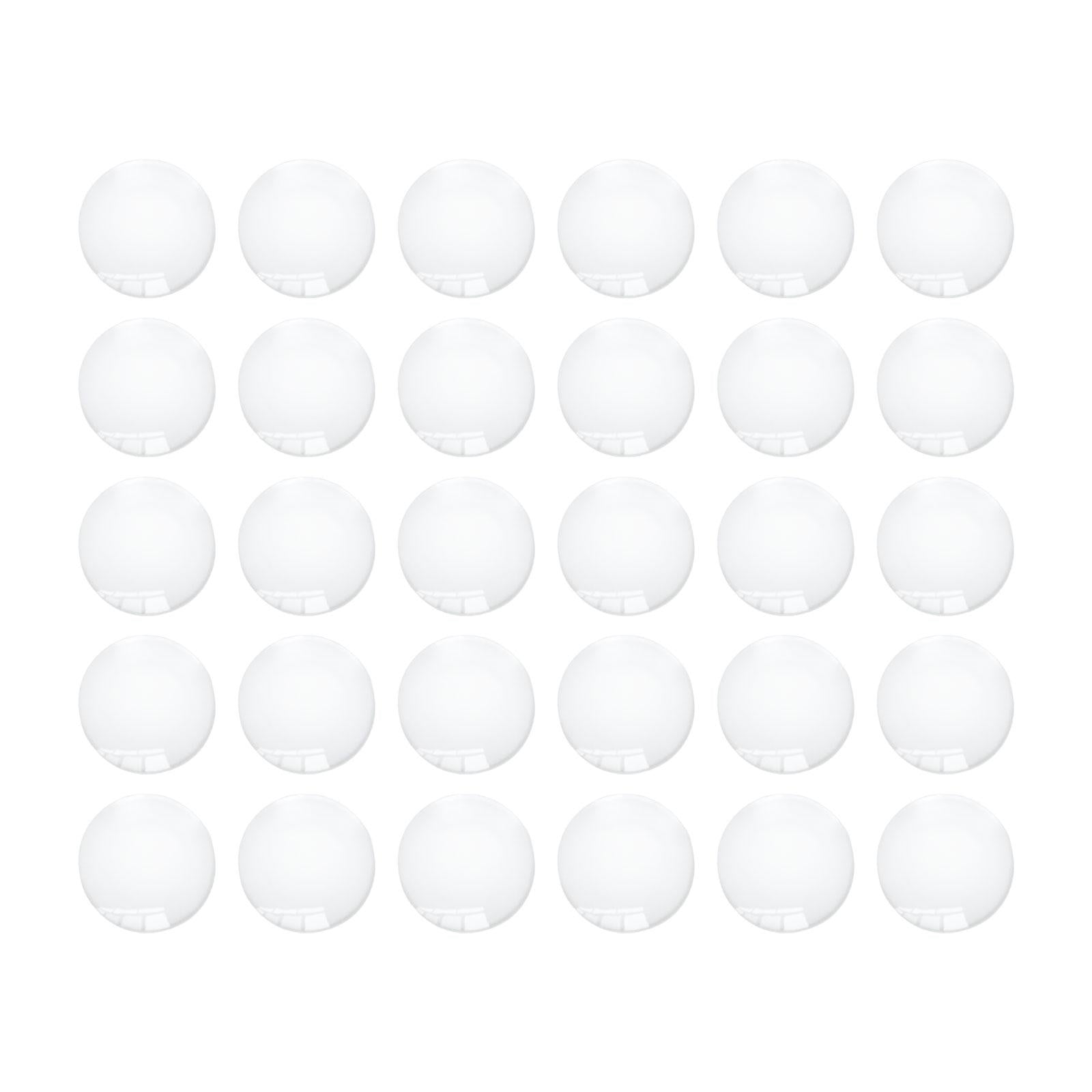 3xHalf Round Flatback for Jewelry Making DIY Crafts Glass Cabochons Dome Tiles 16mm 30pcs