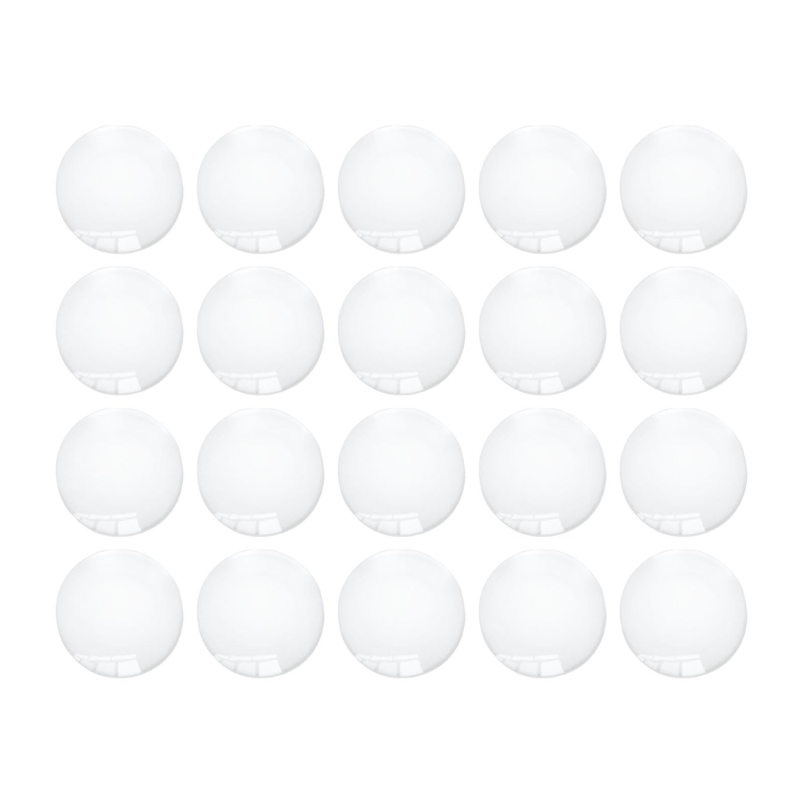 6xHalf Round Flatback for Jewelry Making DIY Crafts Glass Cabochons Dome Tiles 20mm 20pcs