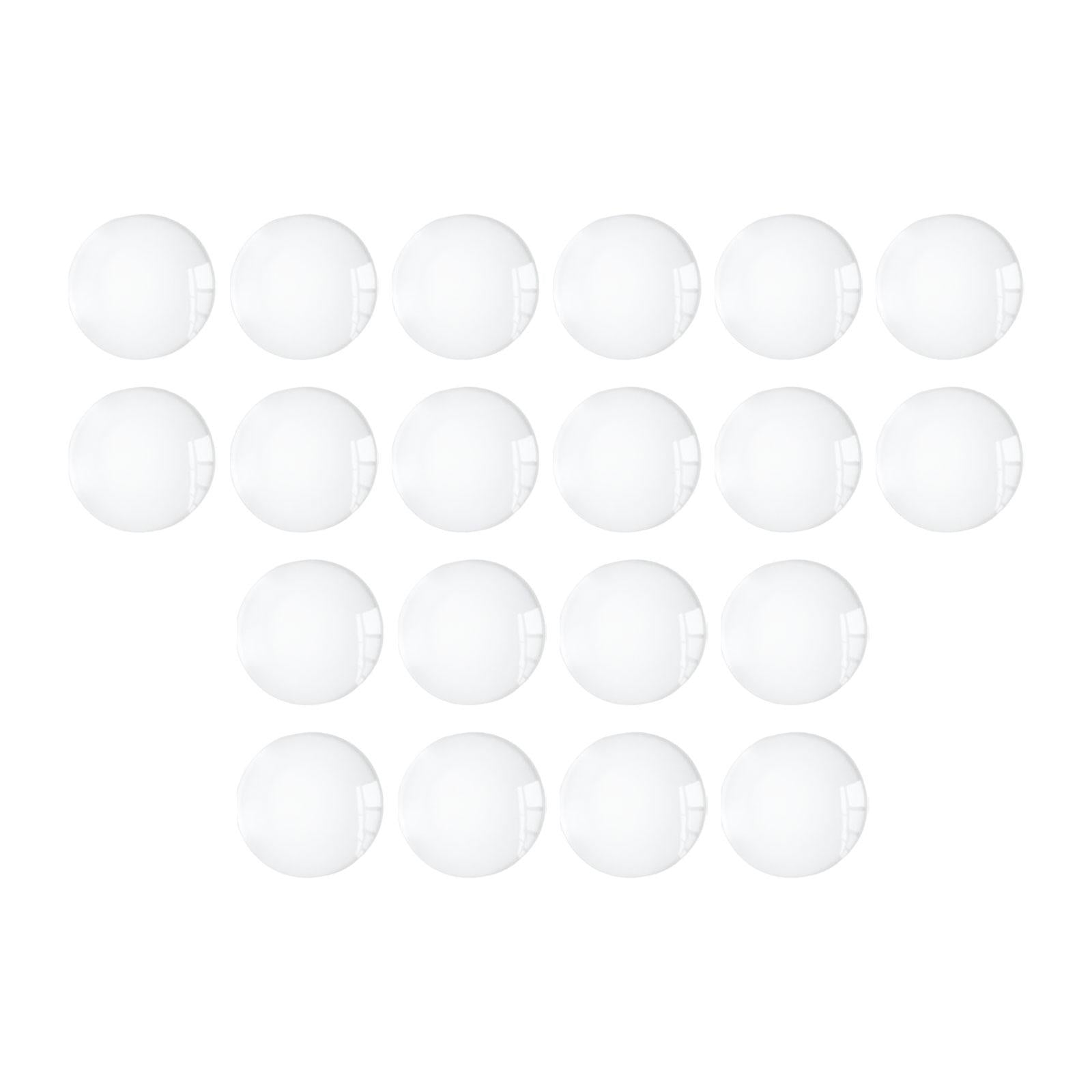 6xHalf Round Flatback for Jewelry Making DIY Crafts Glass Cabochons Dome Tiles 20mm 20pcs