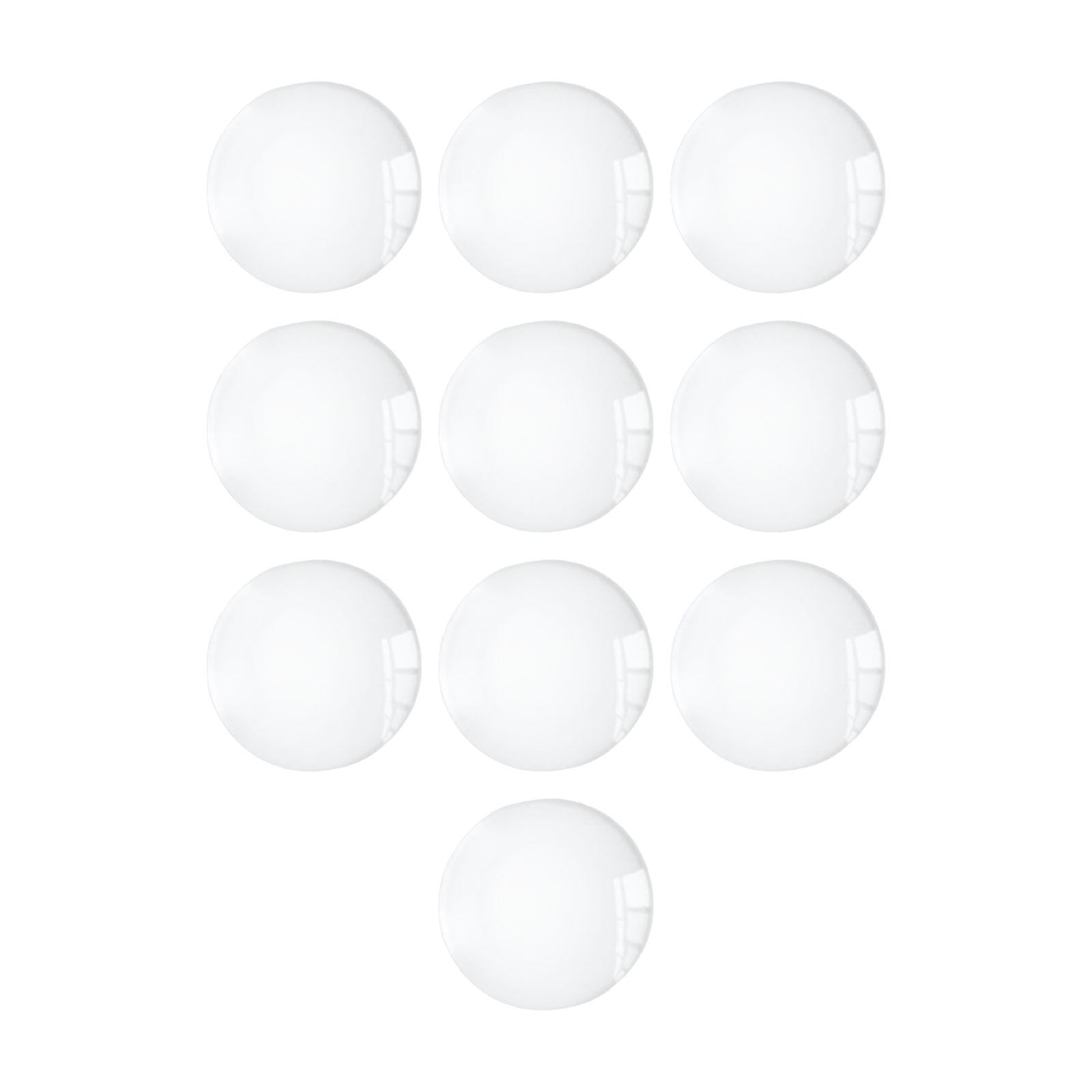4xHalf Round Flatback for Jewelry Making DIY Crafts Glass Cabochons Dome Tiles 25mm 10pcs