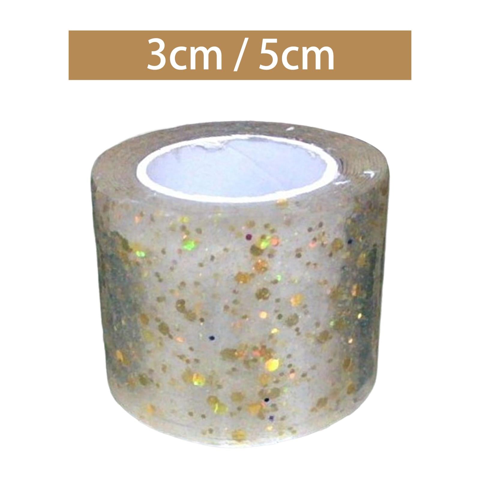 2xNano Glitter Tape Traceless Reusable for Pinch Toy Making Home Handmade Ball 0.7mmx3cmx2m