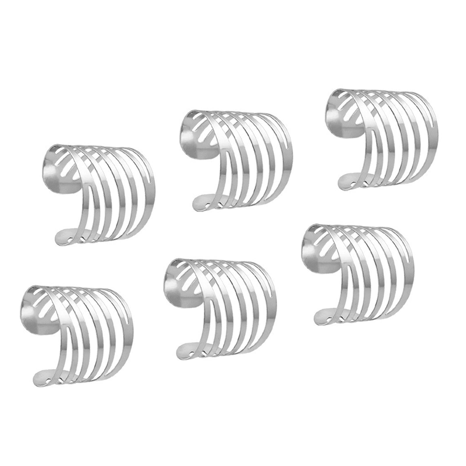 3x6x Napkin Ring Holder Napkin Rings Set for Thanksgiving Birthday Party Favor