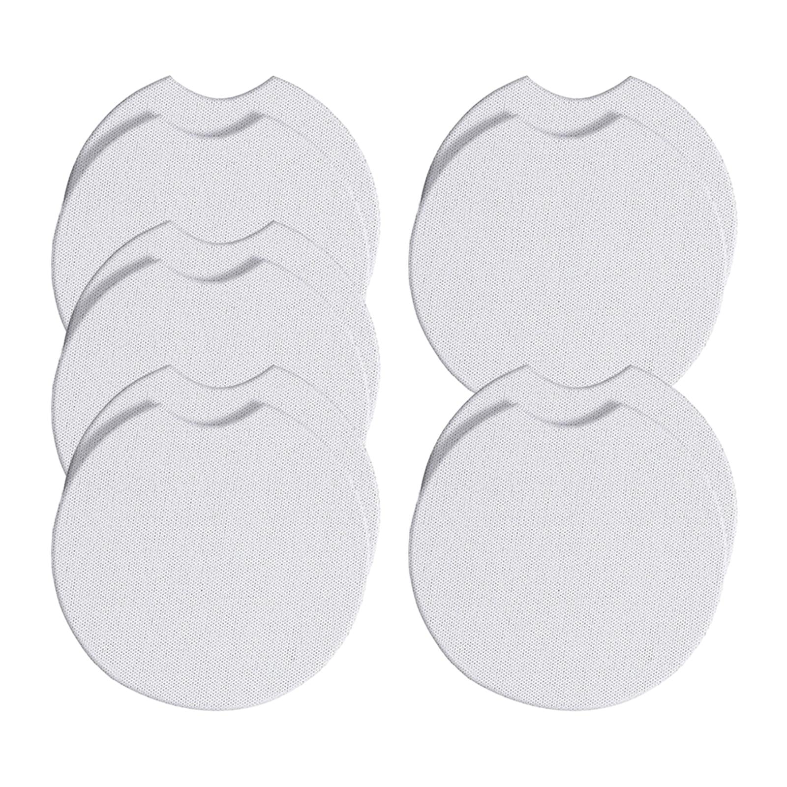 2x10 Pieces Blank Car Coasters for Sublimation for Heat Press Painting Project