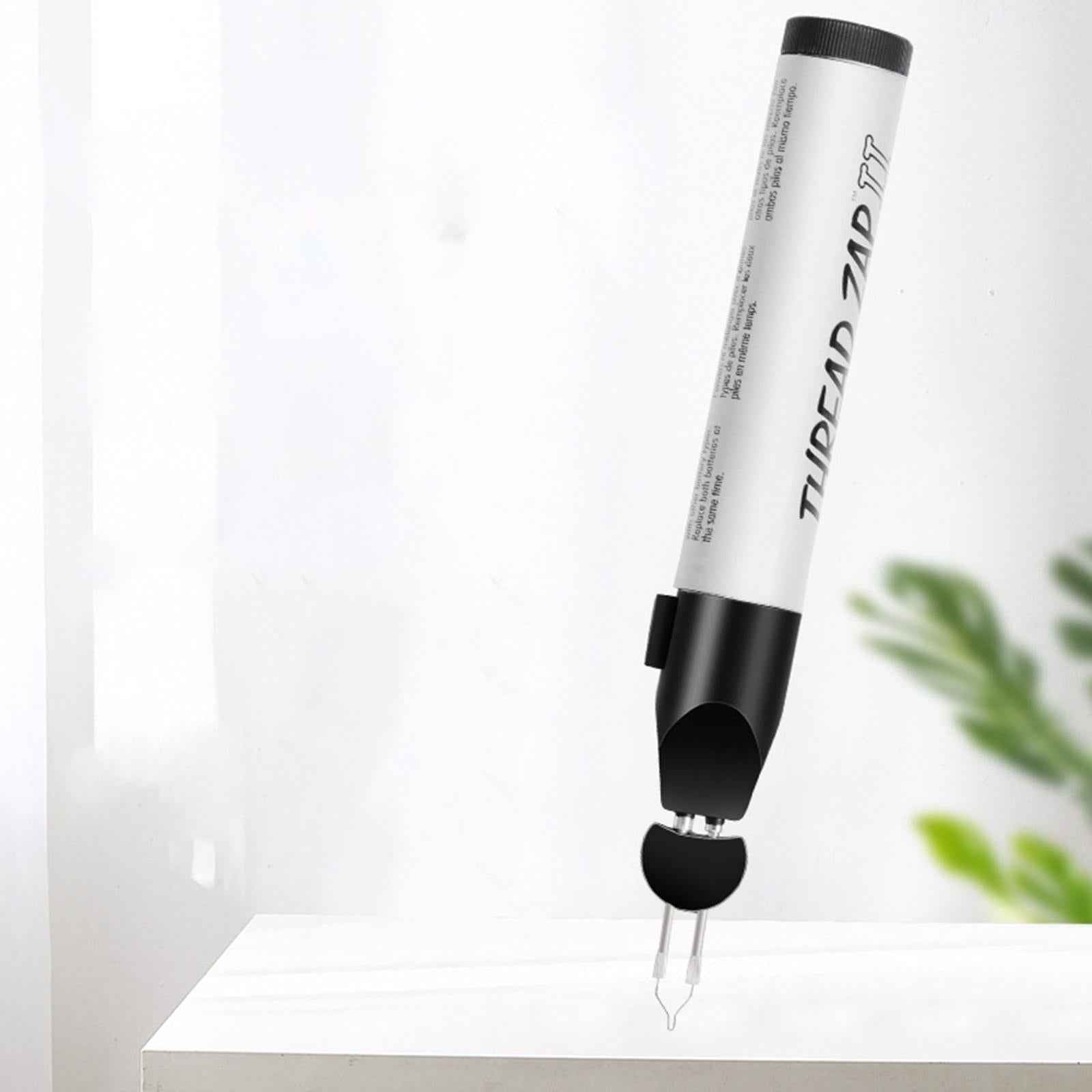 Thread Zapper Burner Tool Finishing Bead Weaving Leather Craft Thread Burner Silver with 5 Heads