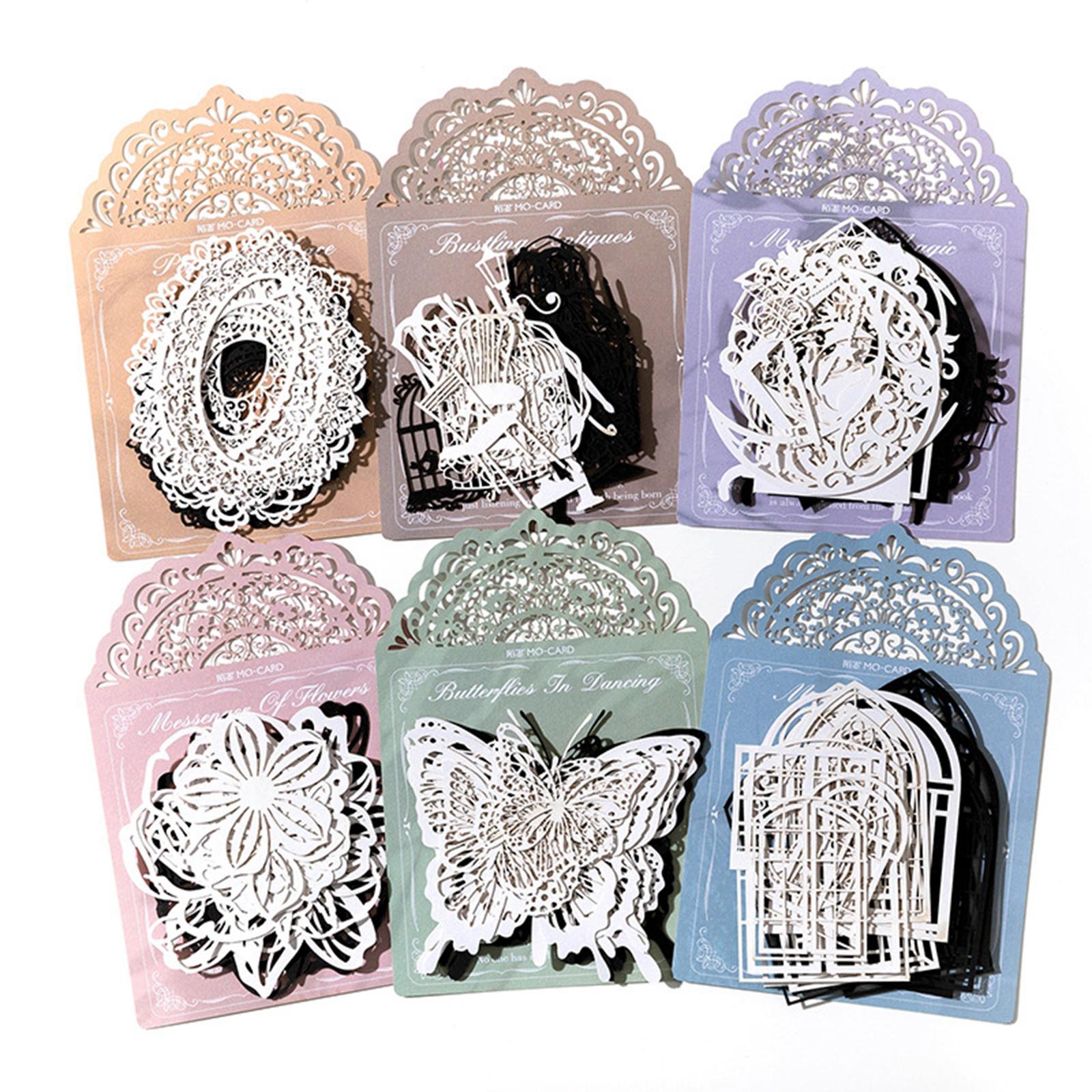 4x20x Lace for Scrapbooking Decorative Papers for Crafting for Art Album Window