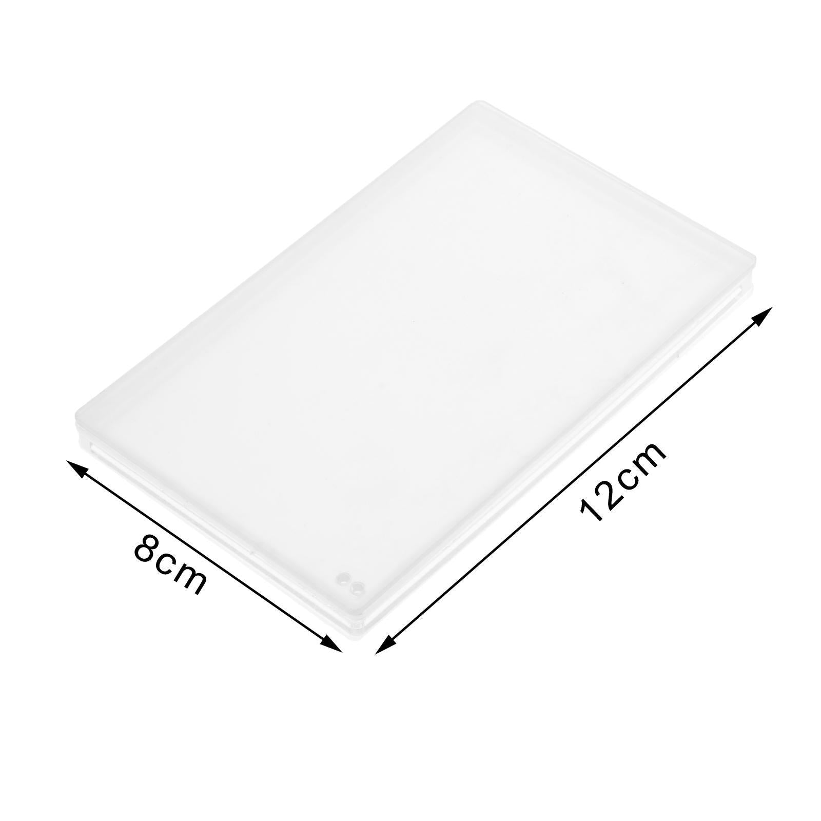 2x4Pcs DIY Acrylic Quicksand Plates Holiday Festive Home DIY Liquid Quicksand 12cmx8cm