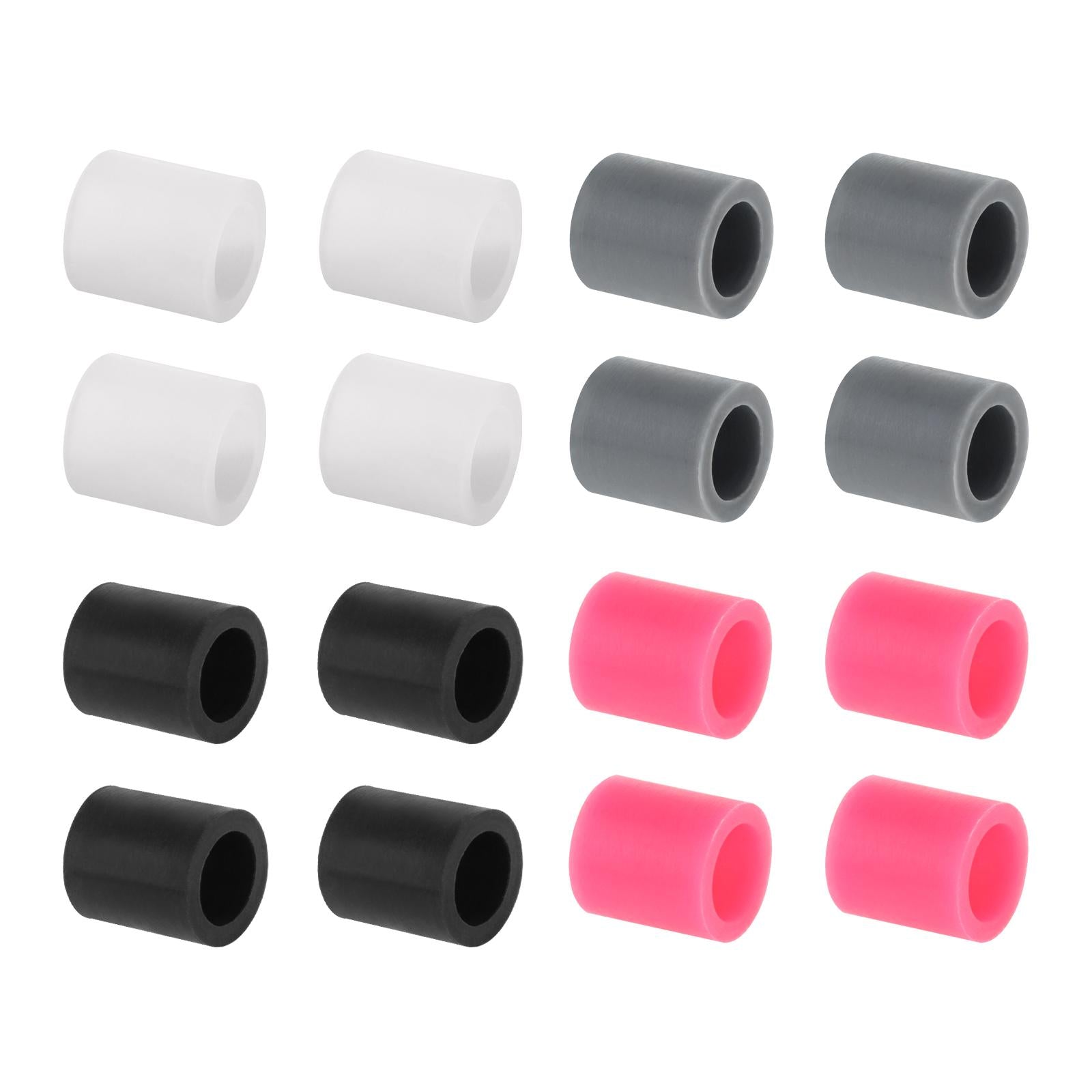 2x4Pcs Rubber Rollers Durable Rubber Roller Wheel for Electric Cutting Machine Pink