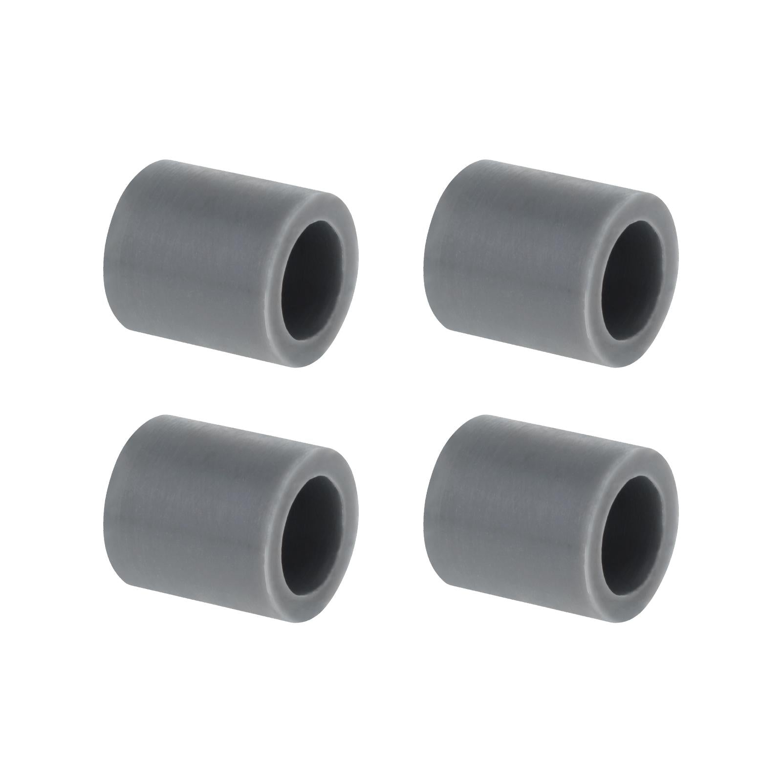 3x4Pcs Rubber Rollers Durable Rubber Roller Wheel for Electric Cutting Machine Gray
