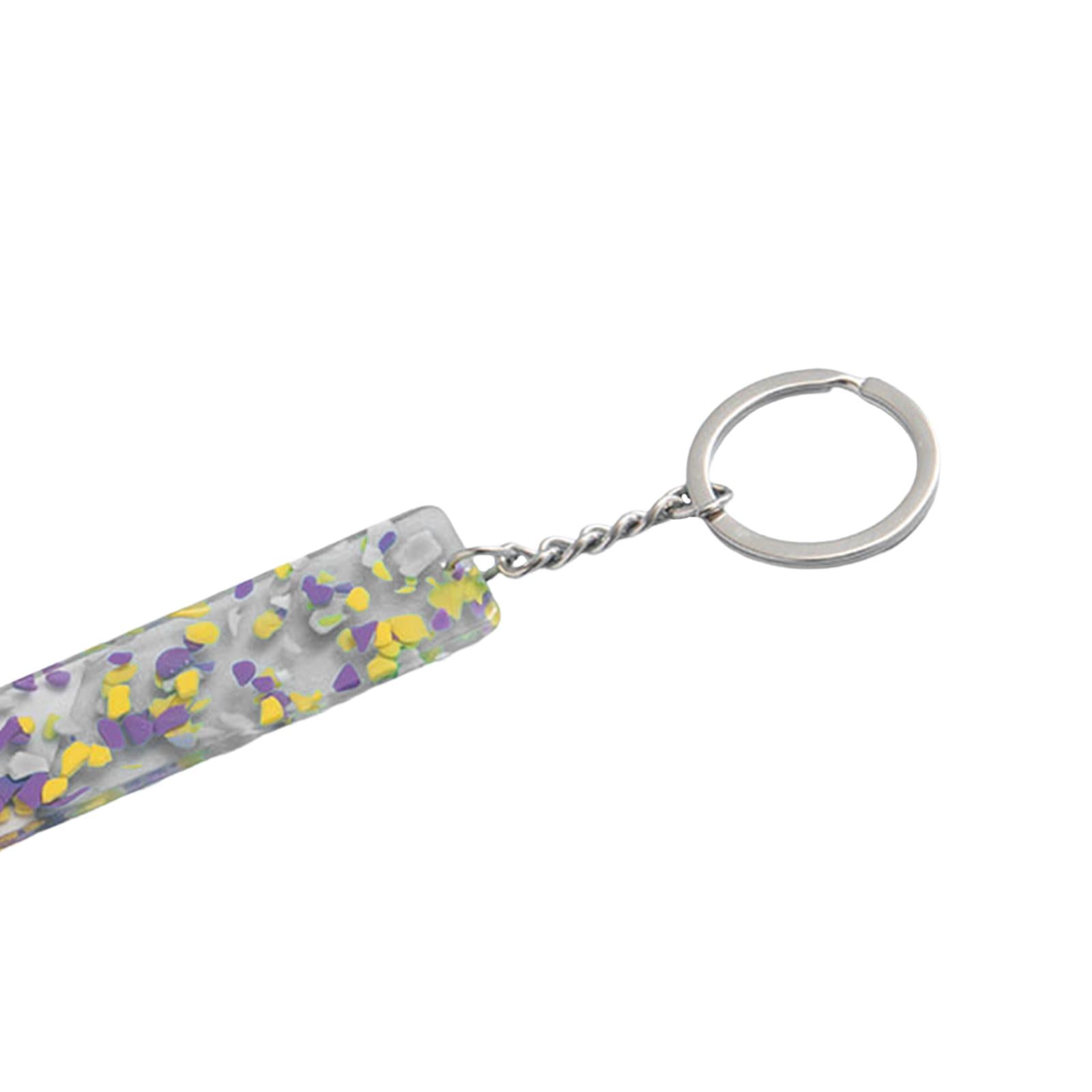 4xCredit Card Puller ATM Keychain Card Clip for Long Nails Picker Card Grabber Purple