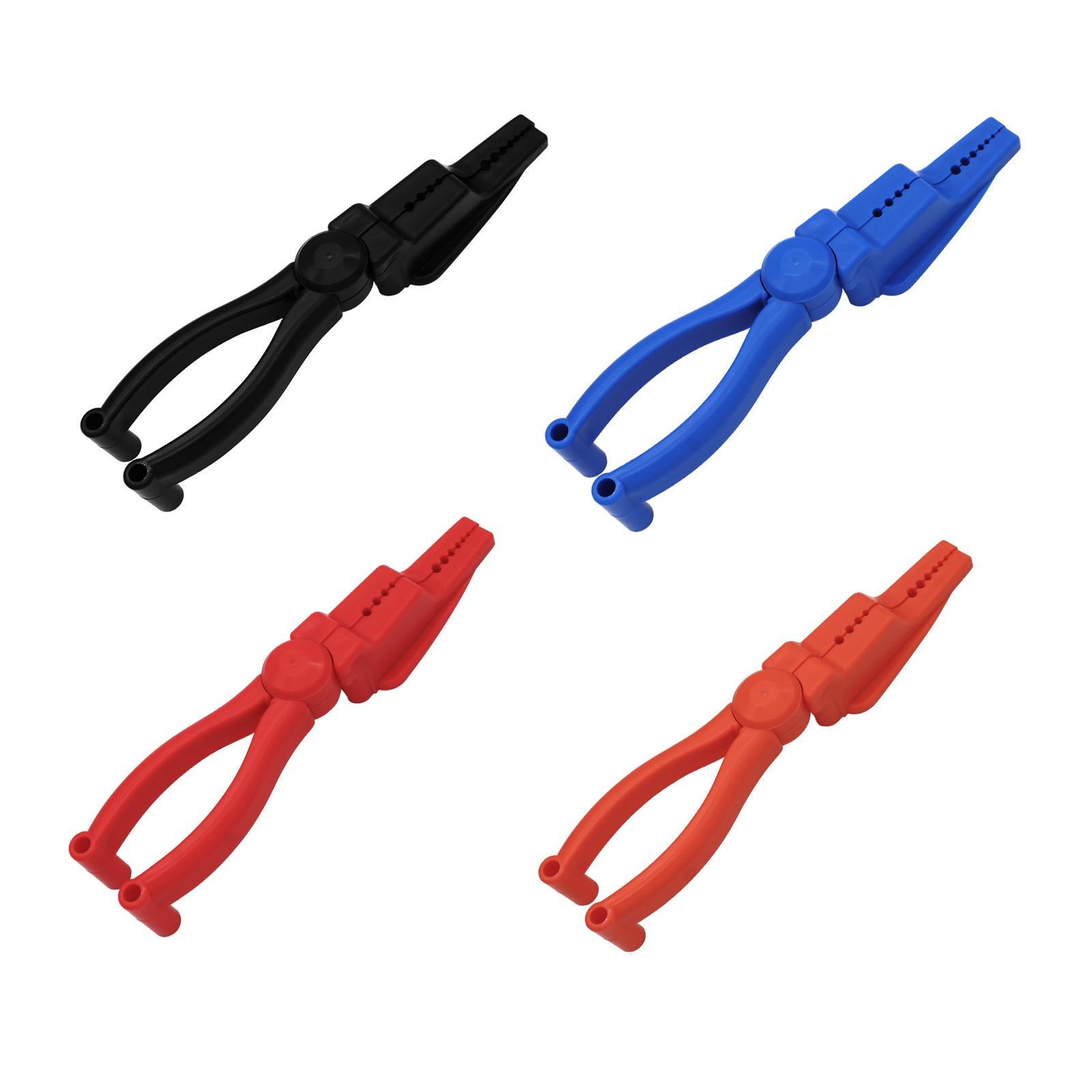 3xNail Holder Pliers Screw Nails Fixer Tool Portable Nail Holder for Hammering Red