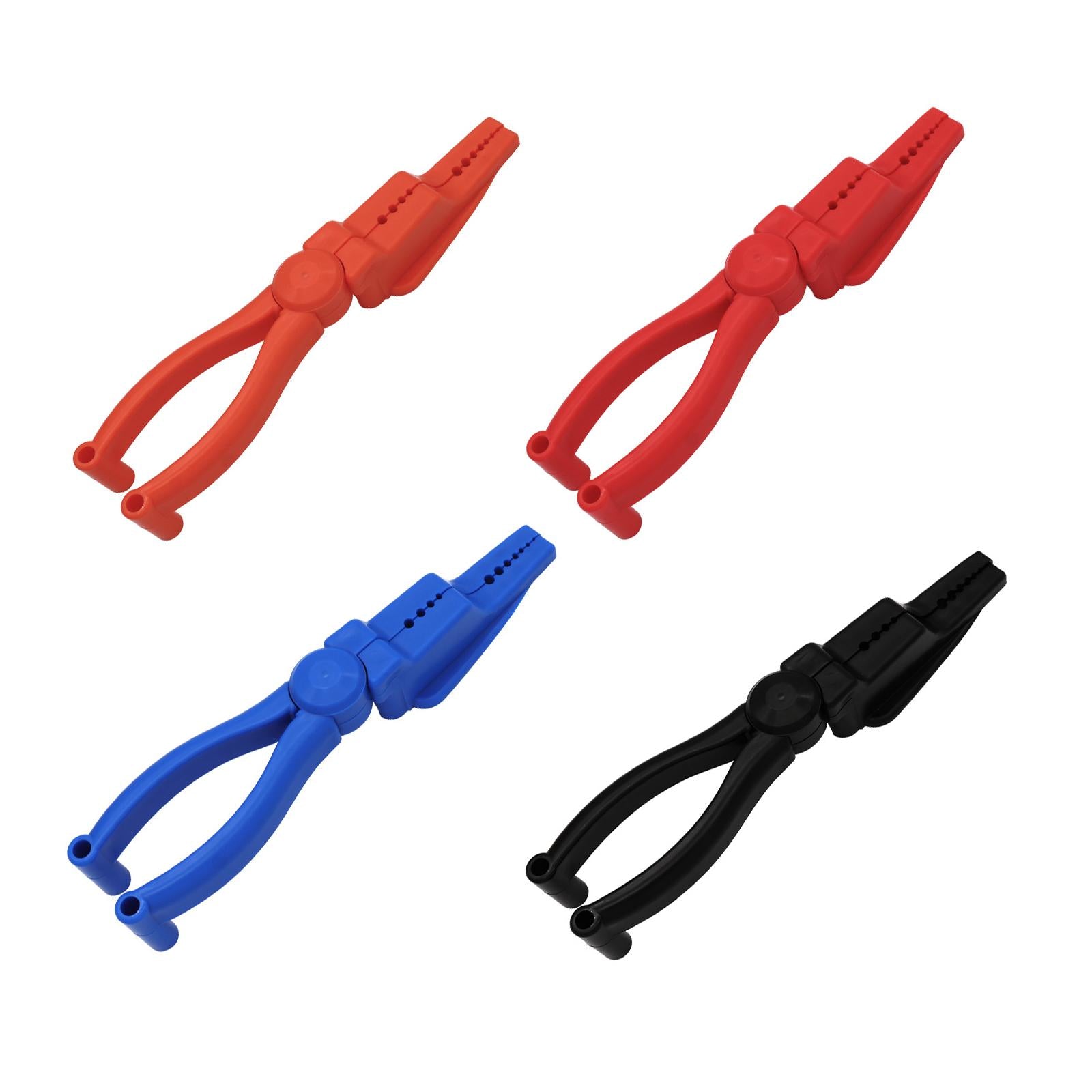 3xNail Holder Pliers Screw Nails Fixer Tool Portable Nail Holder for Hammering Red