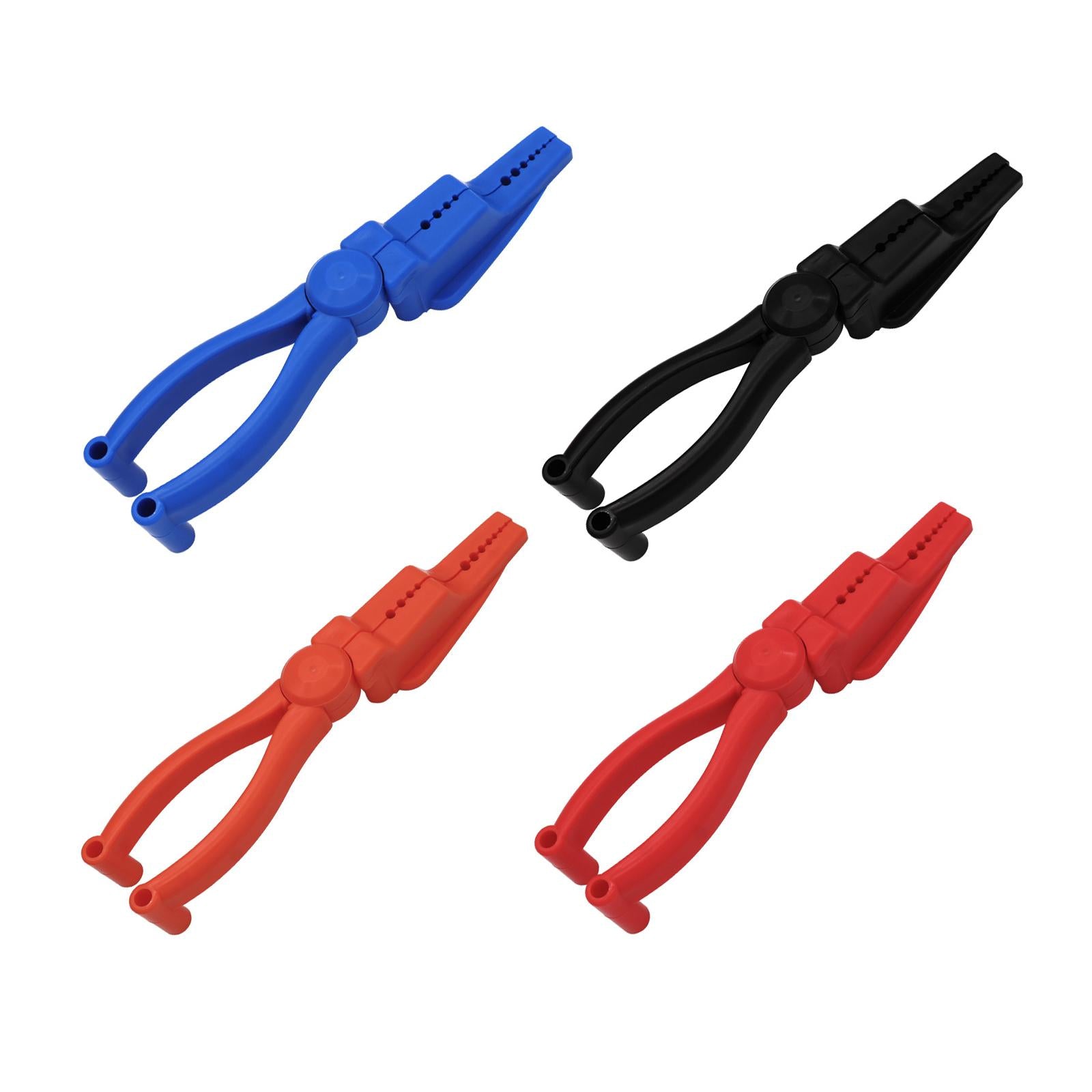 2xNail Holder Pliers Screw Nails Fixer Tool Portable Nail Holder for Hammering Red