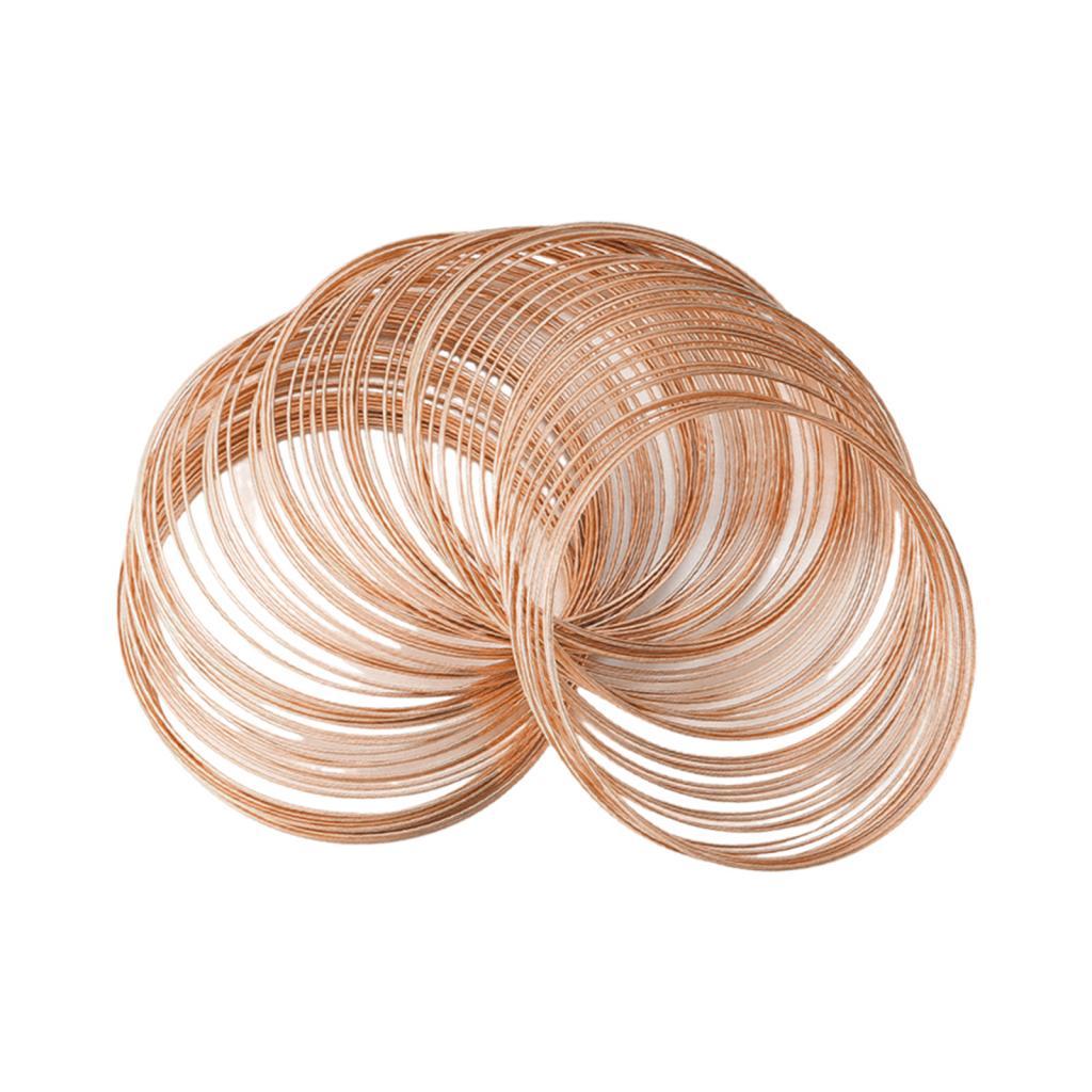 2xMemory Wire for Jewelry Making Beading Wire for Bangle Handmade Silver
