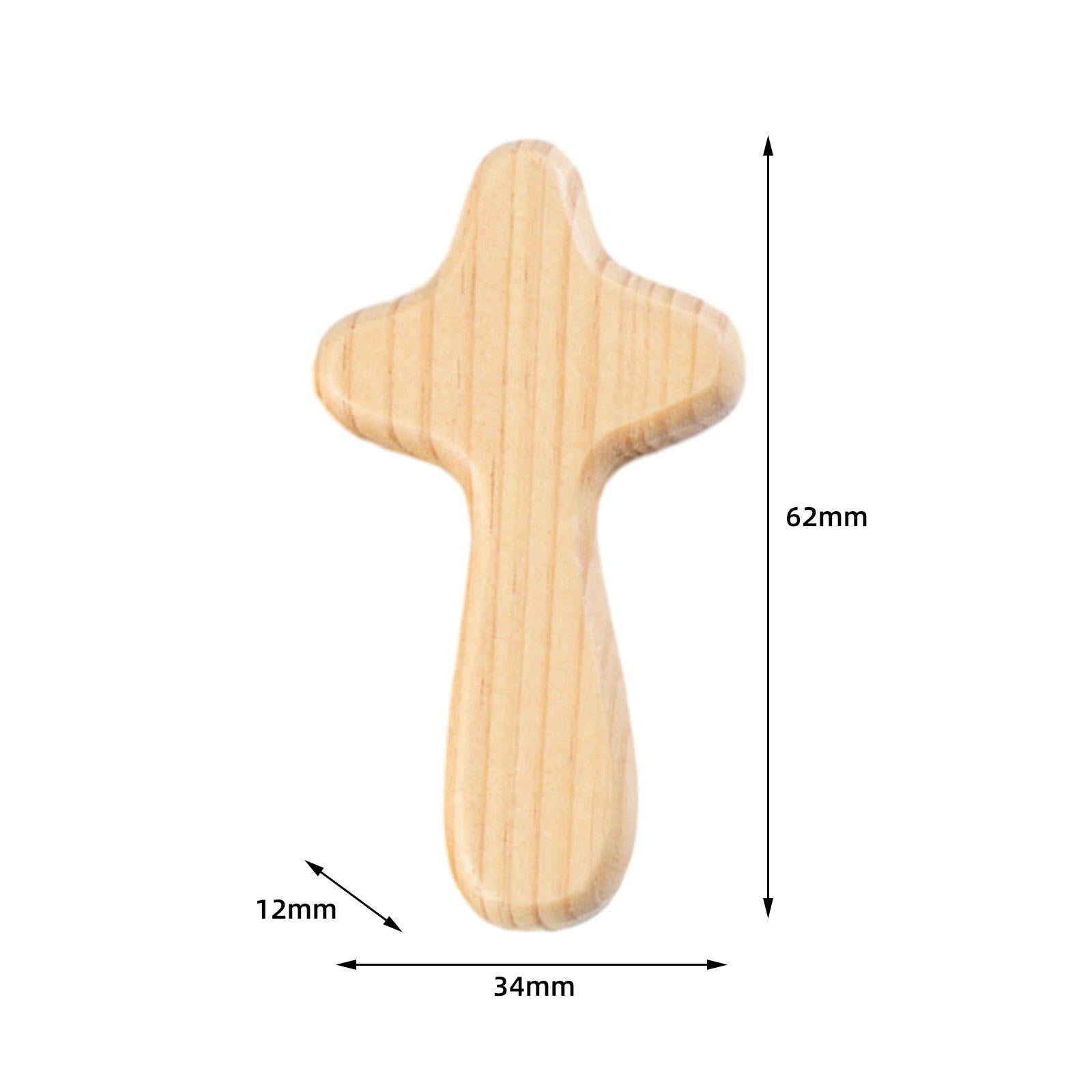 2x5x Prayer Cross Neighbor Caring Friend Decoration Clinging Palm Pocket Crosses A