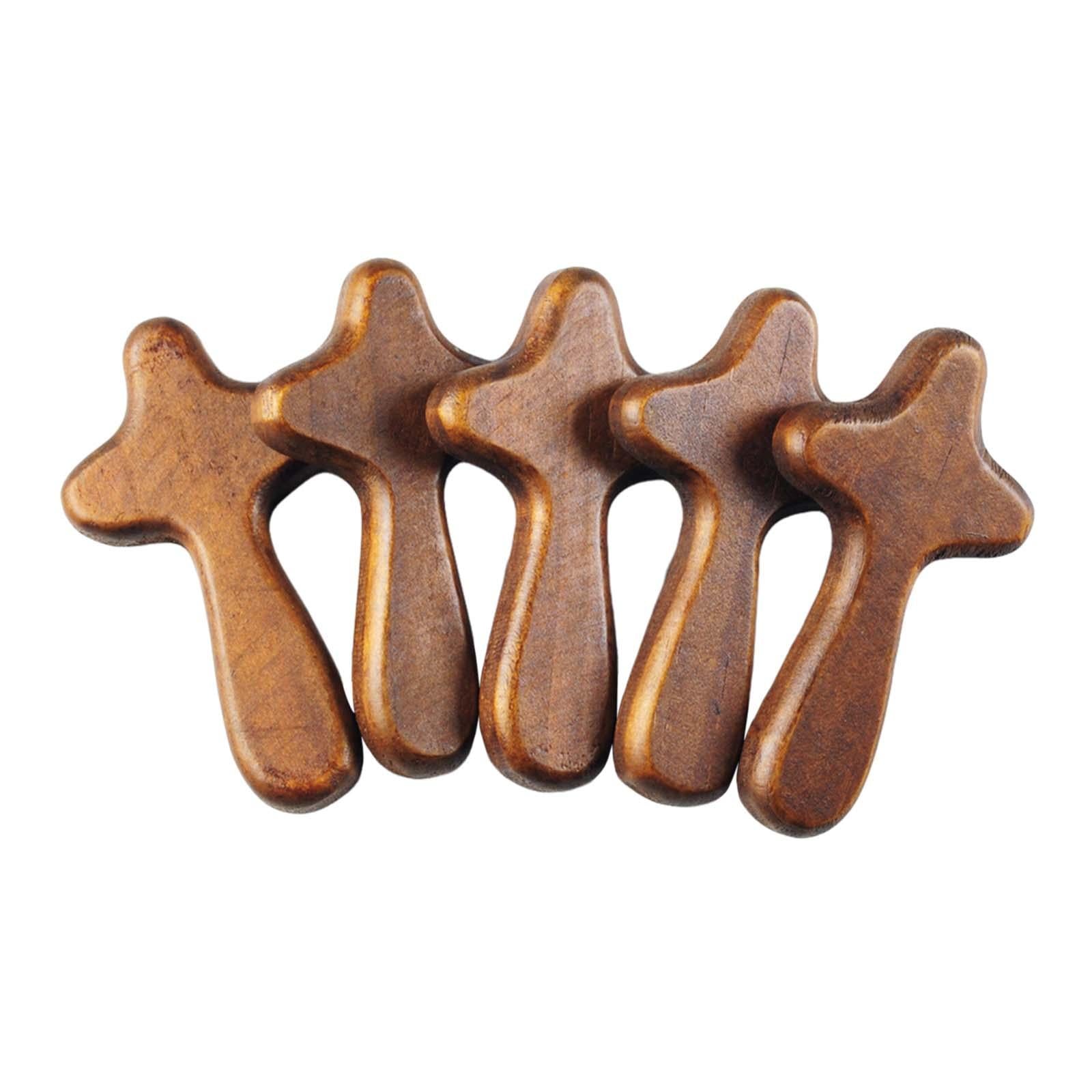 2x5x Prayer Cross Neighbor Caring Friend Decoration Clinging Palm Pocket Crosses B