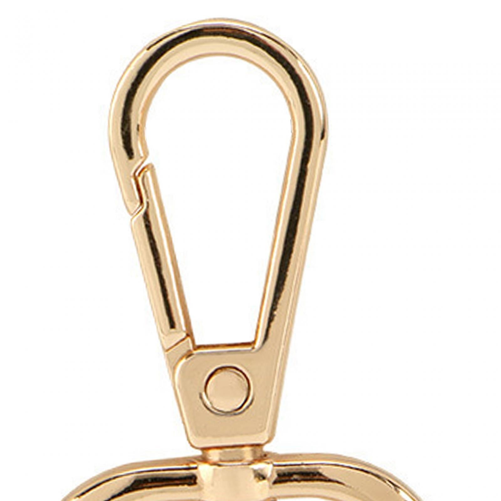 4xSwivel Snap Hooks Replacement DIY Crafts Trigger Clips Swivel Lobster Clasps 25mm Gold