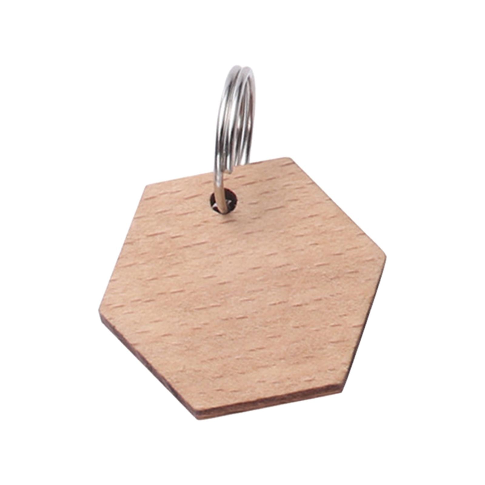 4xUnfinished Dog Tag Identification Tag Prevent Pet Lost Personalized Pets Tag Hexagon 3x2.55x0.2cm