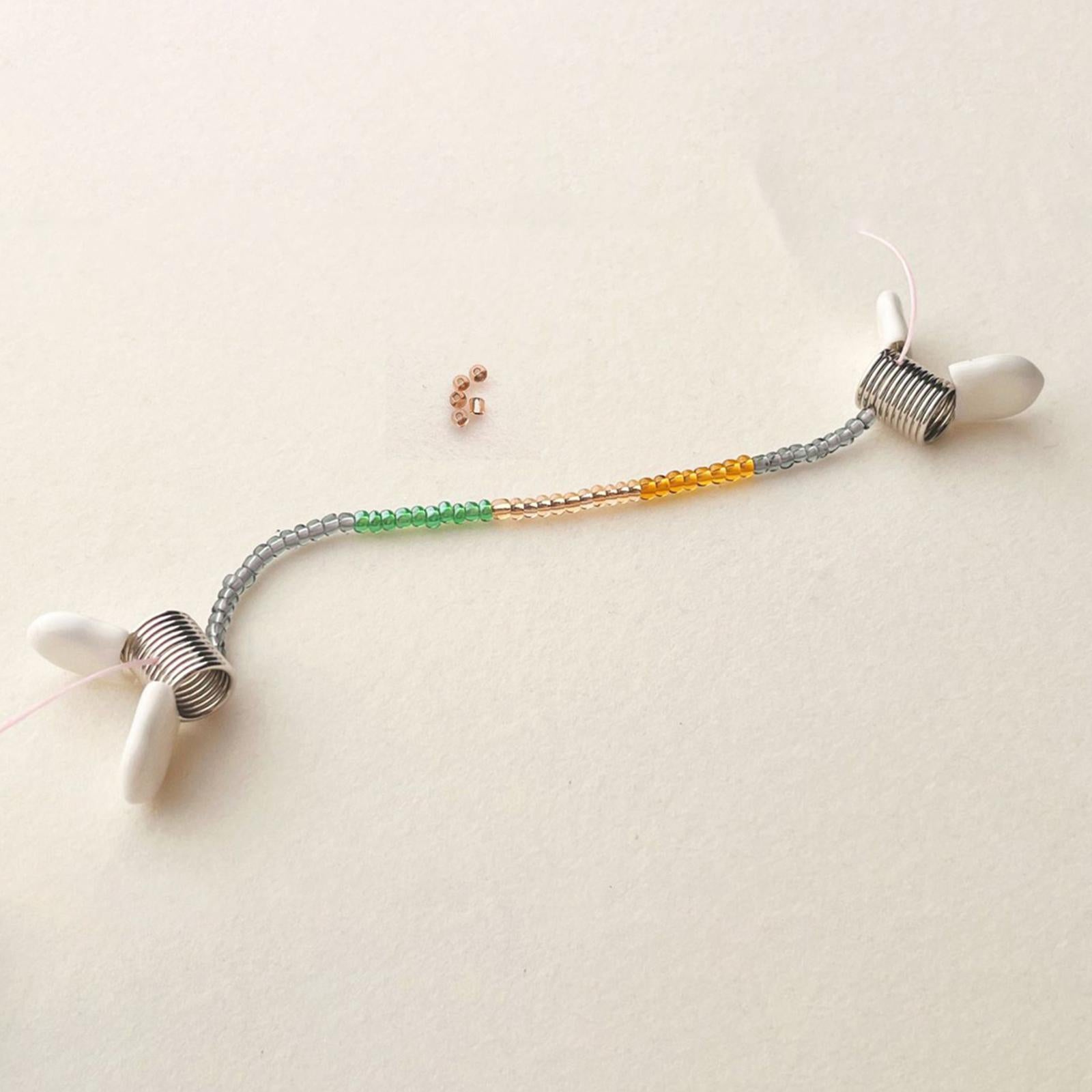 2x2x Bead Stoppers Bead Stopper Spring Tool for Jewelry Making Bracelet Charms