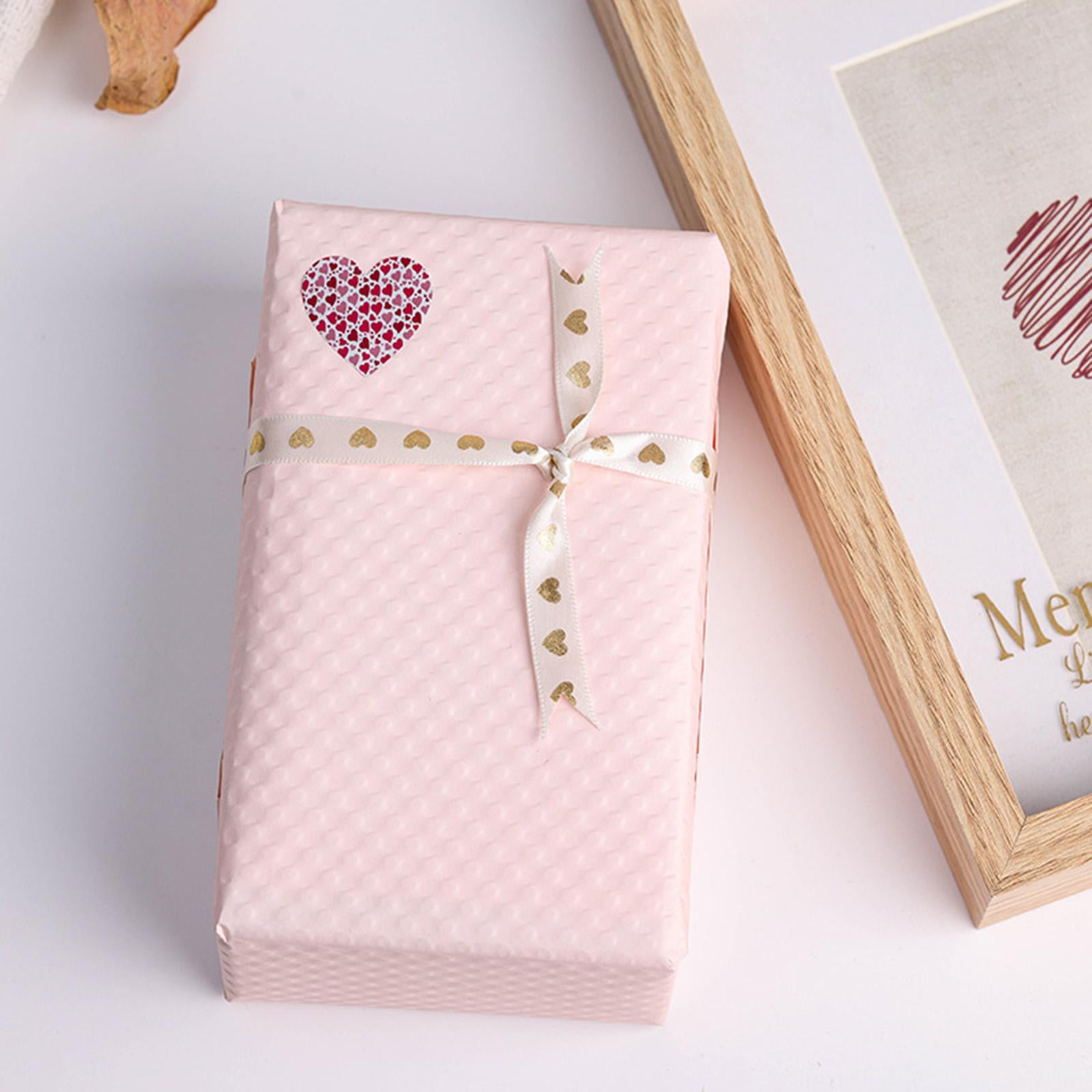 2xValentine Stickers Roll Home 500x Heart Stickers Valentine's Day Decorations Waterproof