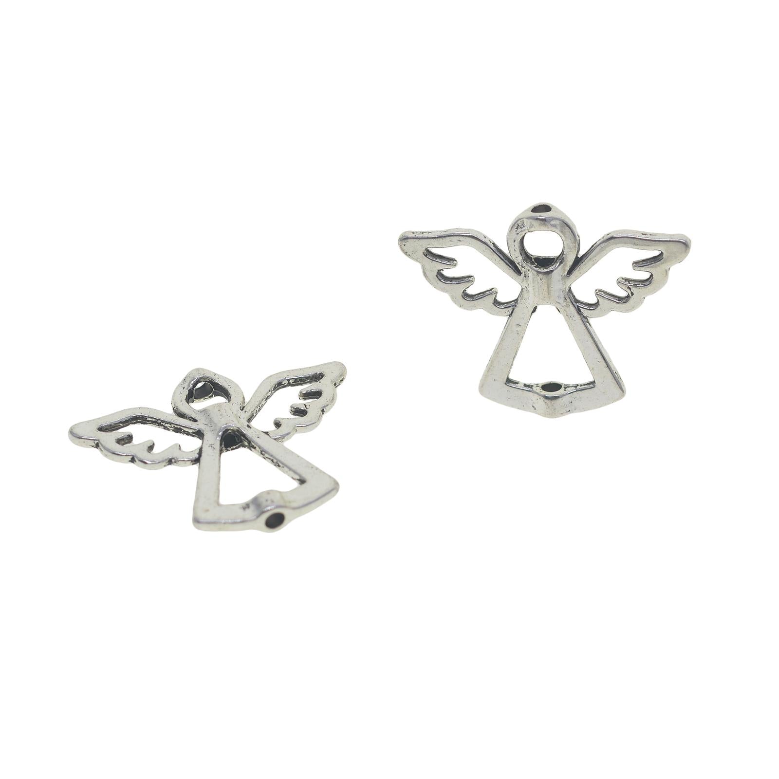 3x30Pcs Angel Wing Spacer Beads Alloy for DIY Necklace Jewelry Making Supplies