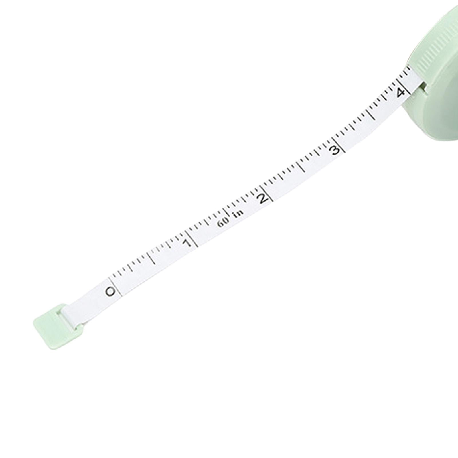 4xSewing Tape Measure Tools Body Measure Tape 60 inch for Tailor Nursing Waist Green