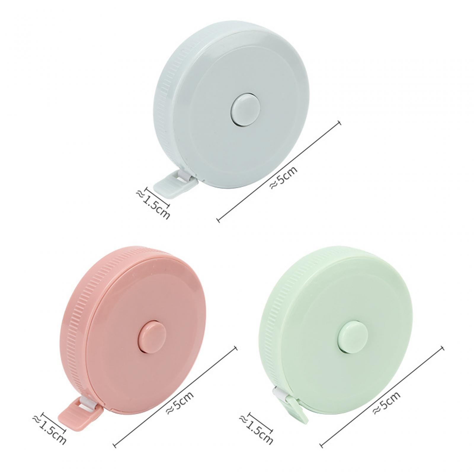 2xSewing Tape Measure Tools Body Measure Tape 60 inch for Tailor Nursing Waist Pink