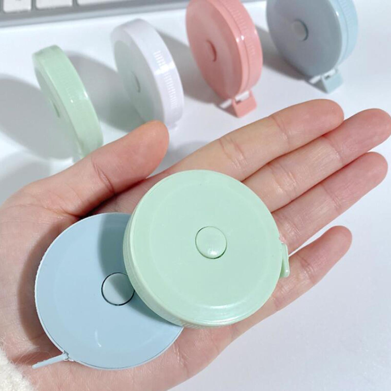 3xSewing Tape Measure Tools Body Measure Tape 60 inch for Tailor Nursing Waist White