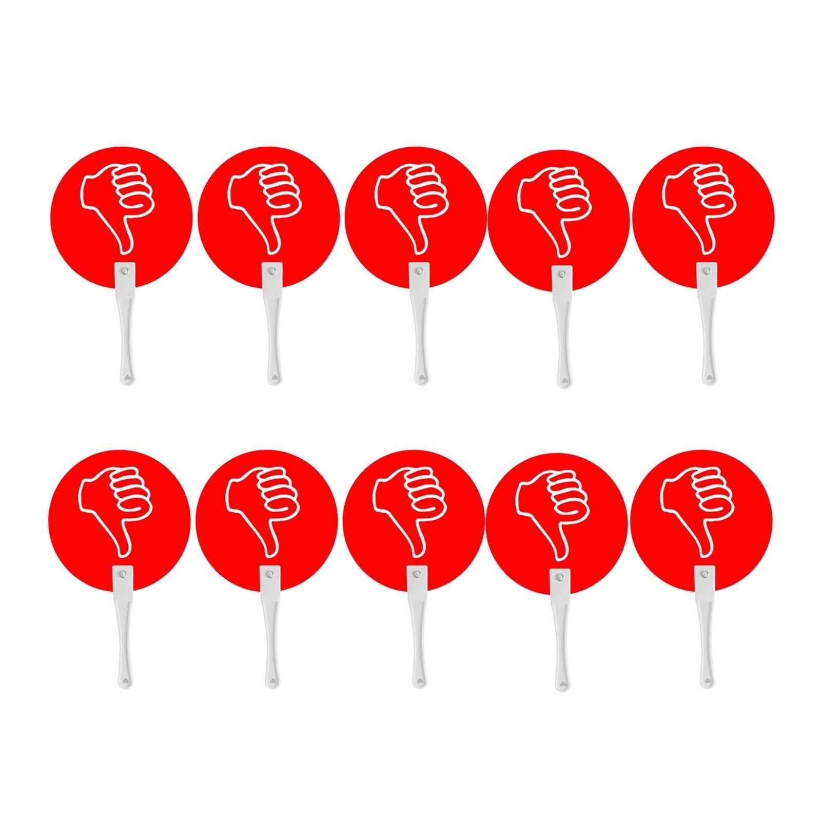 10x Voting Paddles Supplies Yes No Paddles for Activities Meeting Assessment