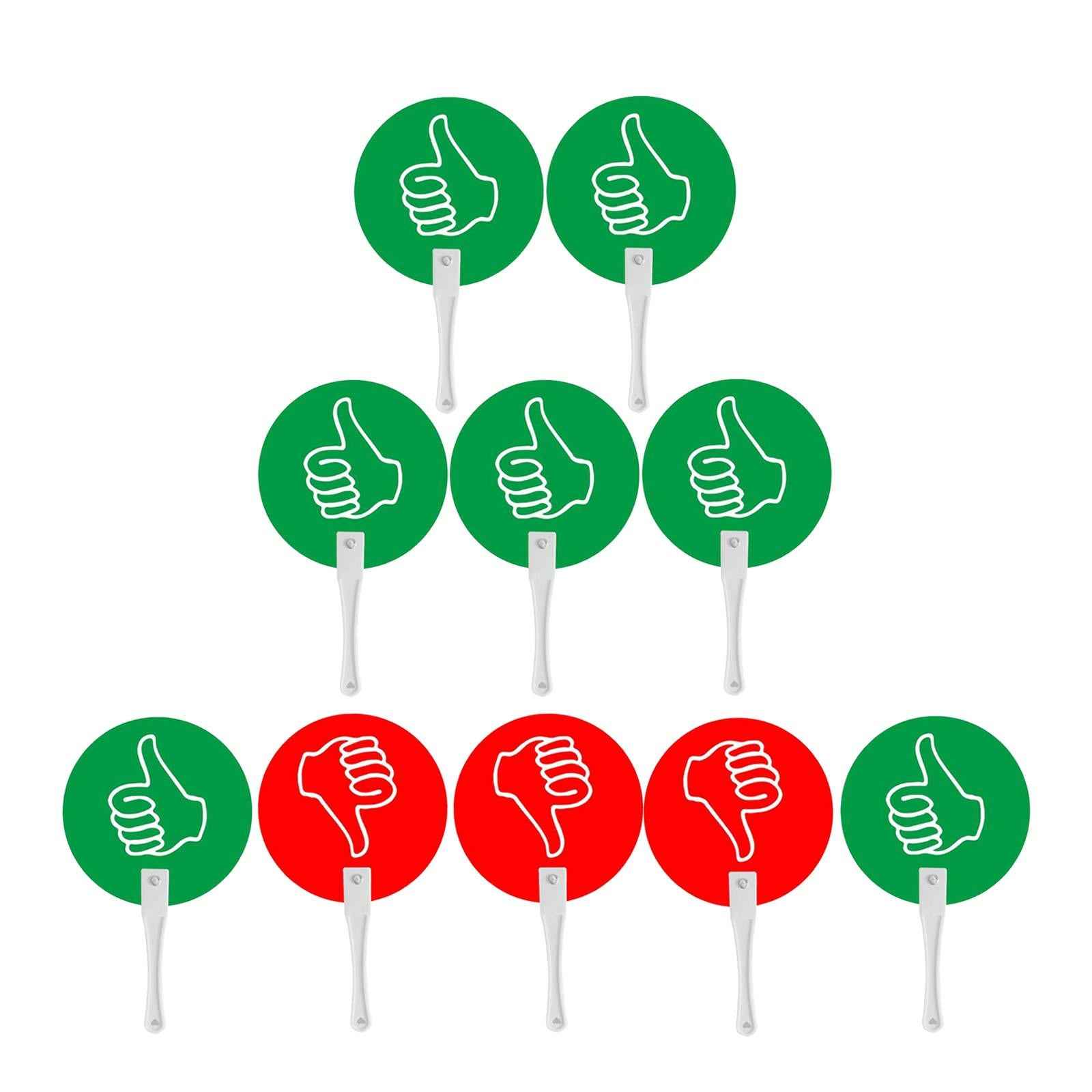 10x Voting Paddles Supplies Yes No Paddles for Activities Meeting Assessment