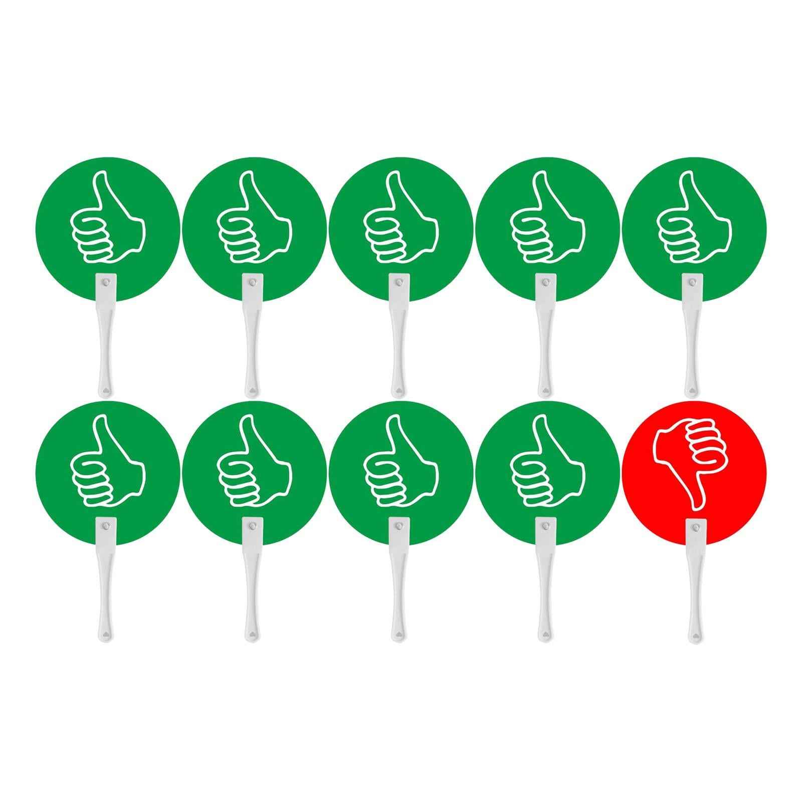 10x Voting Paddles Supplies Yes No Paddles for Activities Meeting Assessment