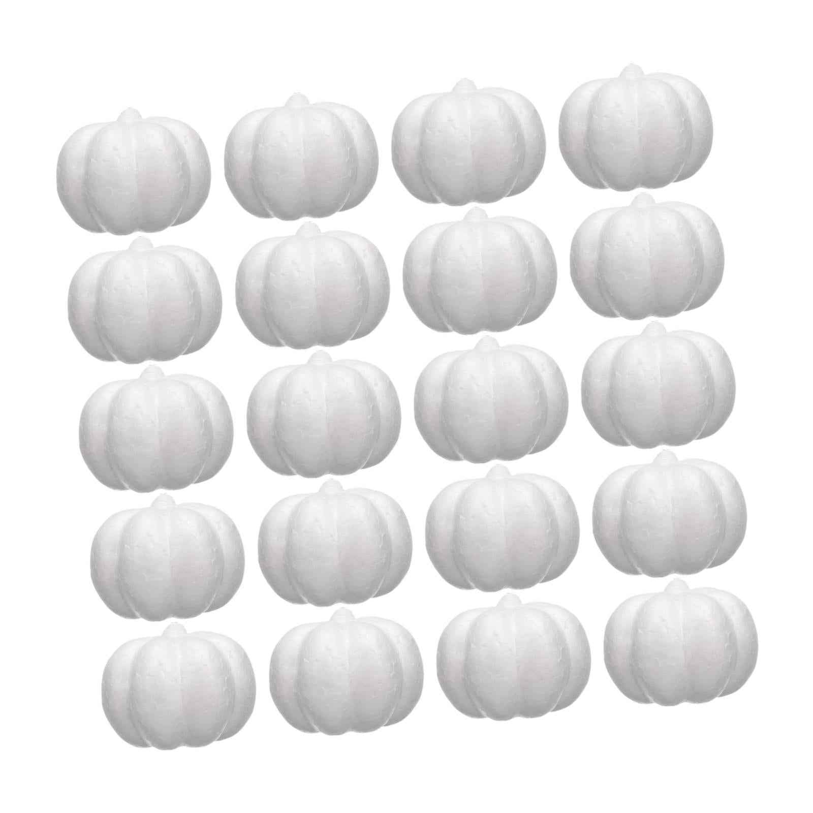 20Pcs Foam Pumpkins Handmade DIY Arts for Halloween School Project Christmas