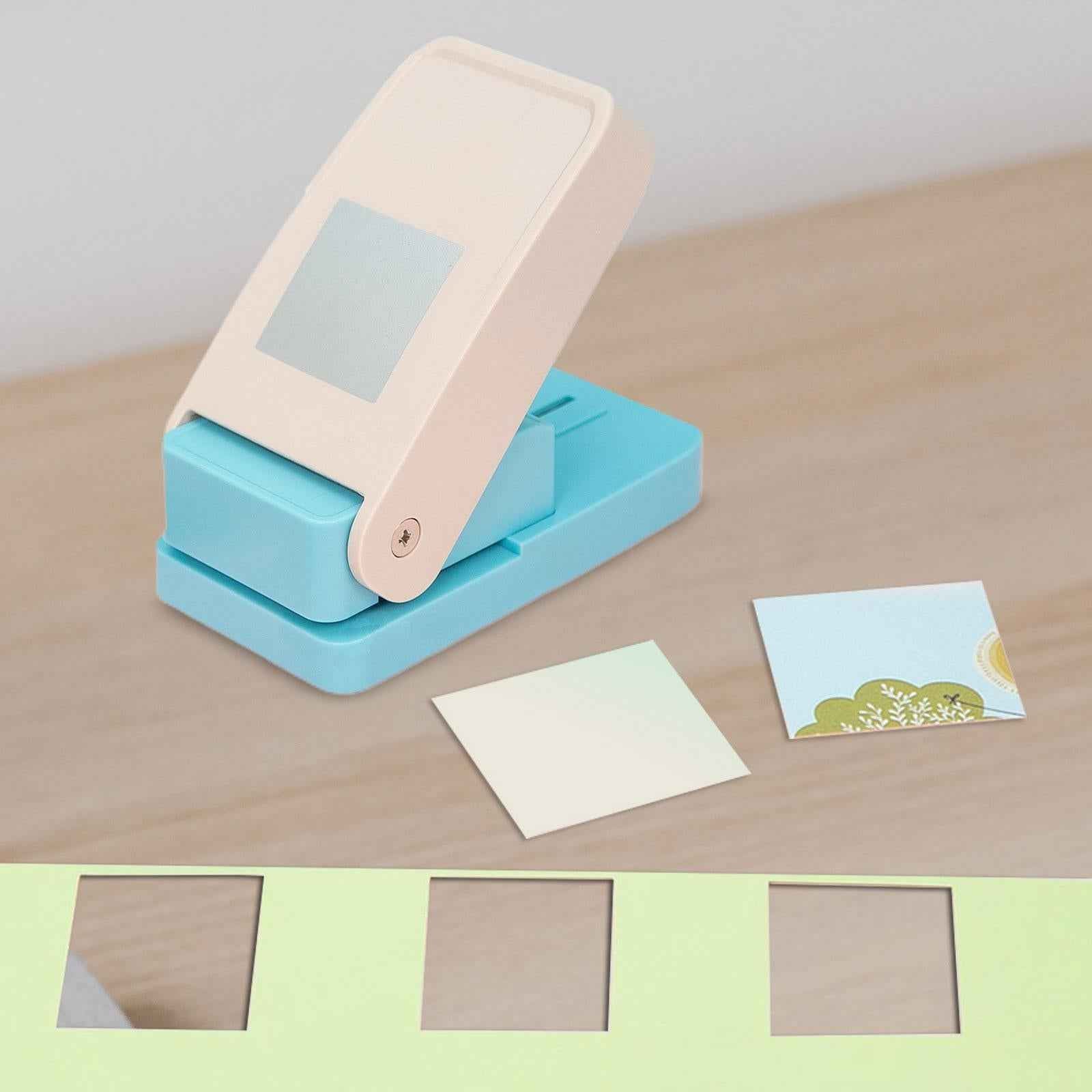 Tab Punch Loose Leaf Separator Label Punch for Handmade Project Bookmark Square