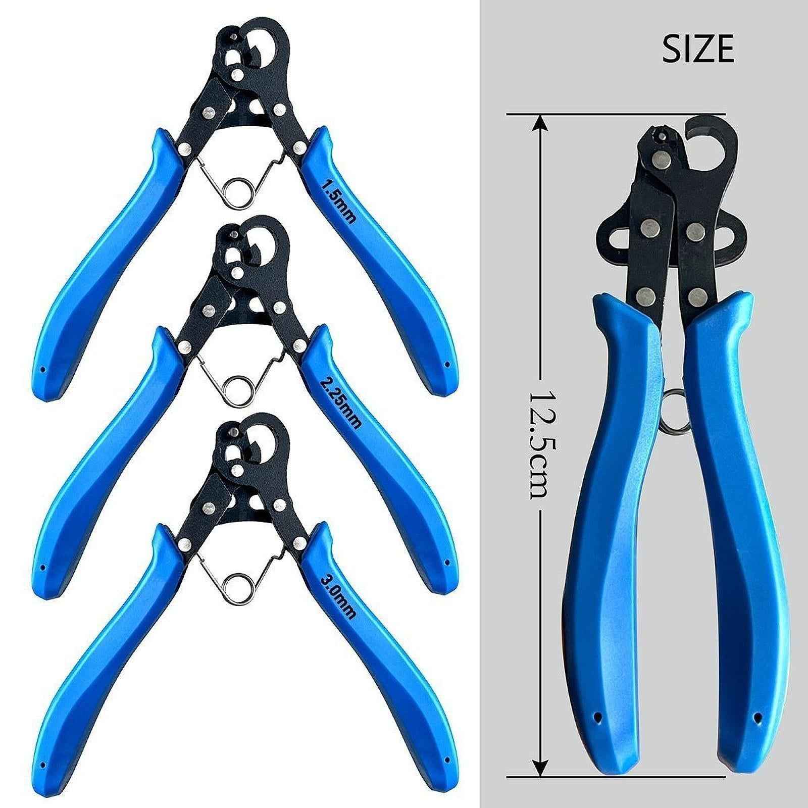 2 Pieces Rolling Pliers Looper Pliers for Pendant Wire Jewelry in A Step DIY 1.5mm