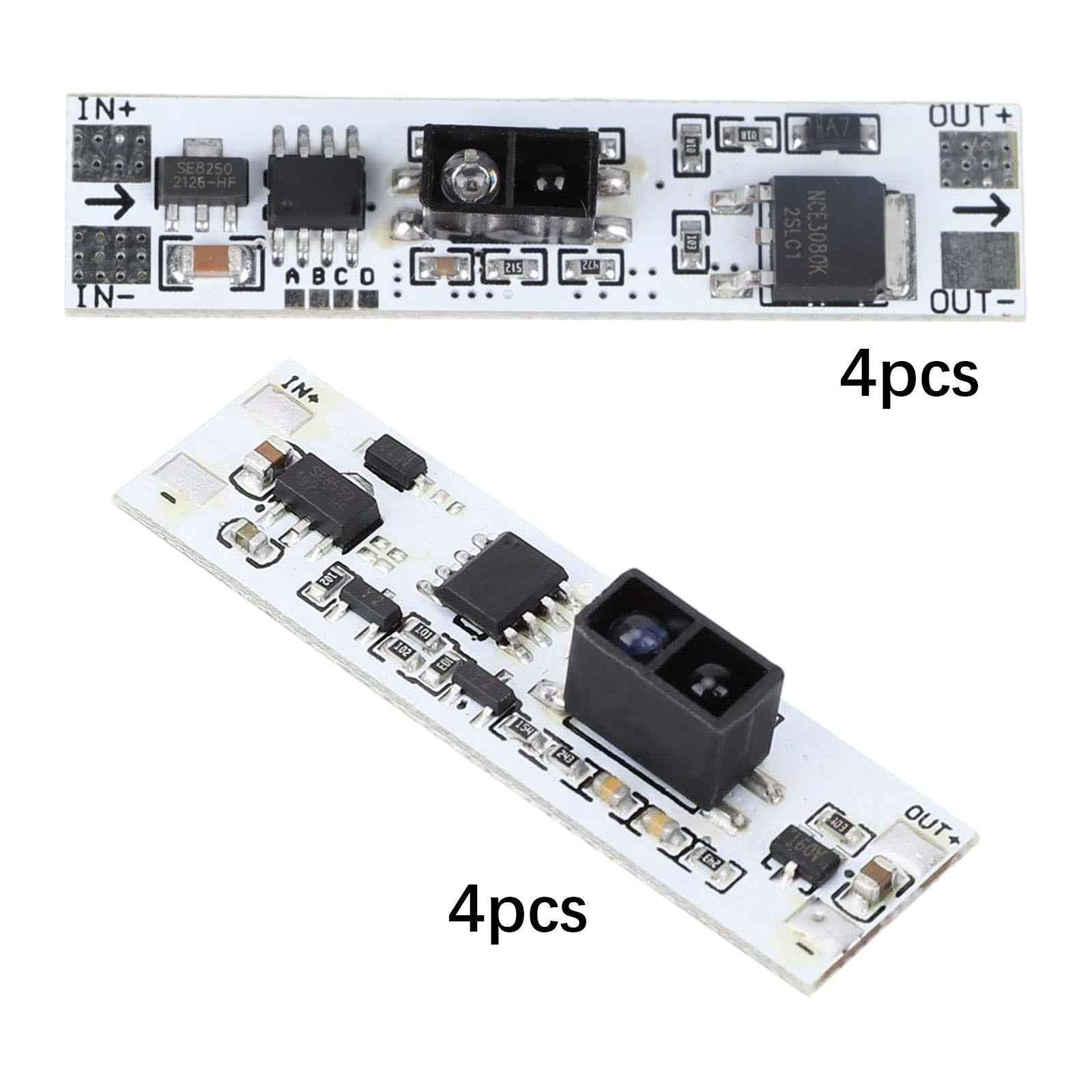 4Pcs Hand Sweep Sensor Module Infrared Induction LED Light Hand Sweep Sensor Style A