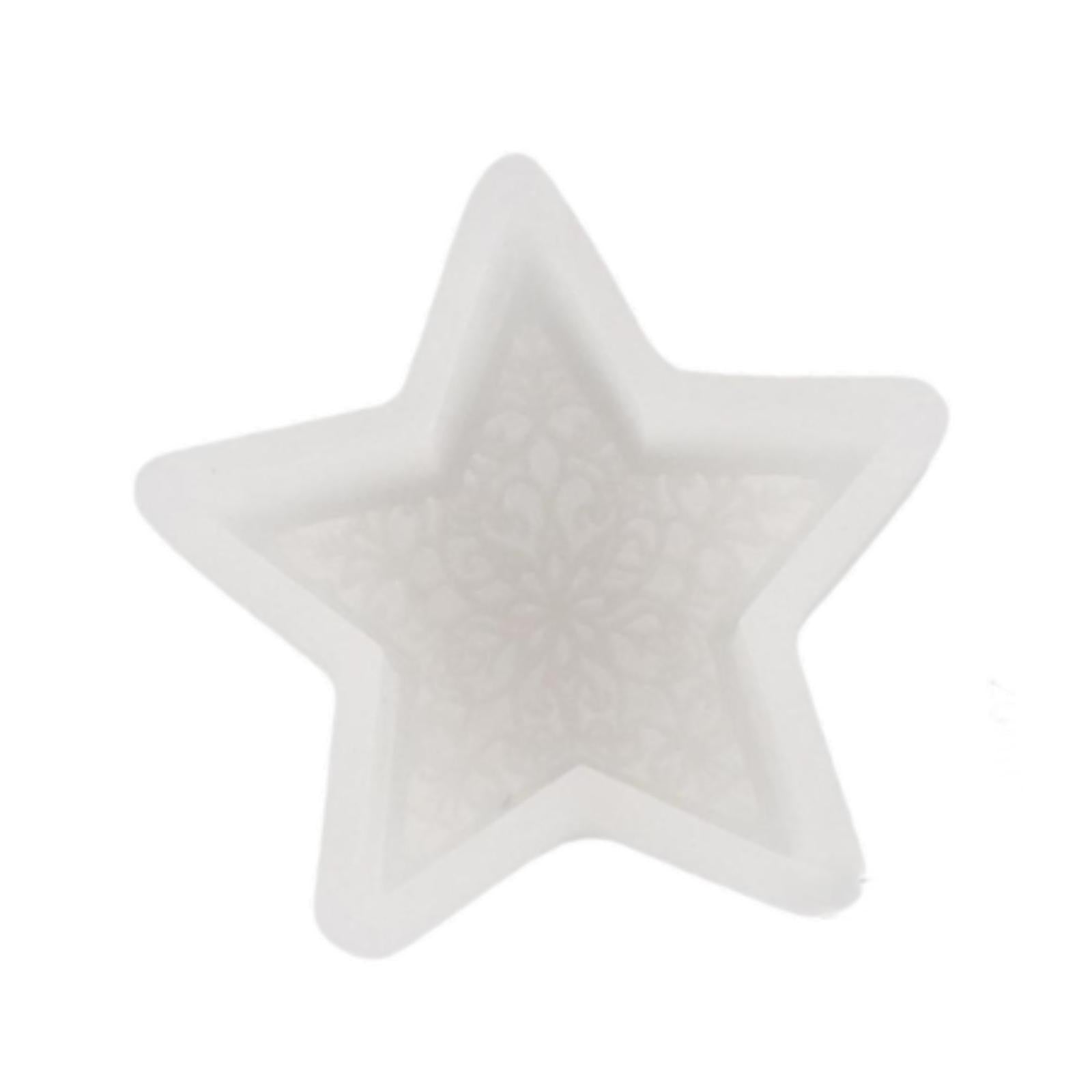 Candle Mould Silicone Mould for Home Decoration Handmade Soap Scented Candle Star