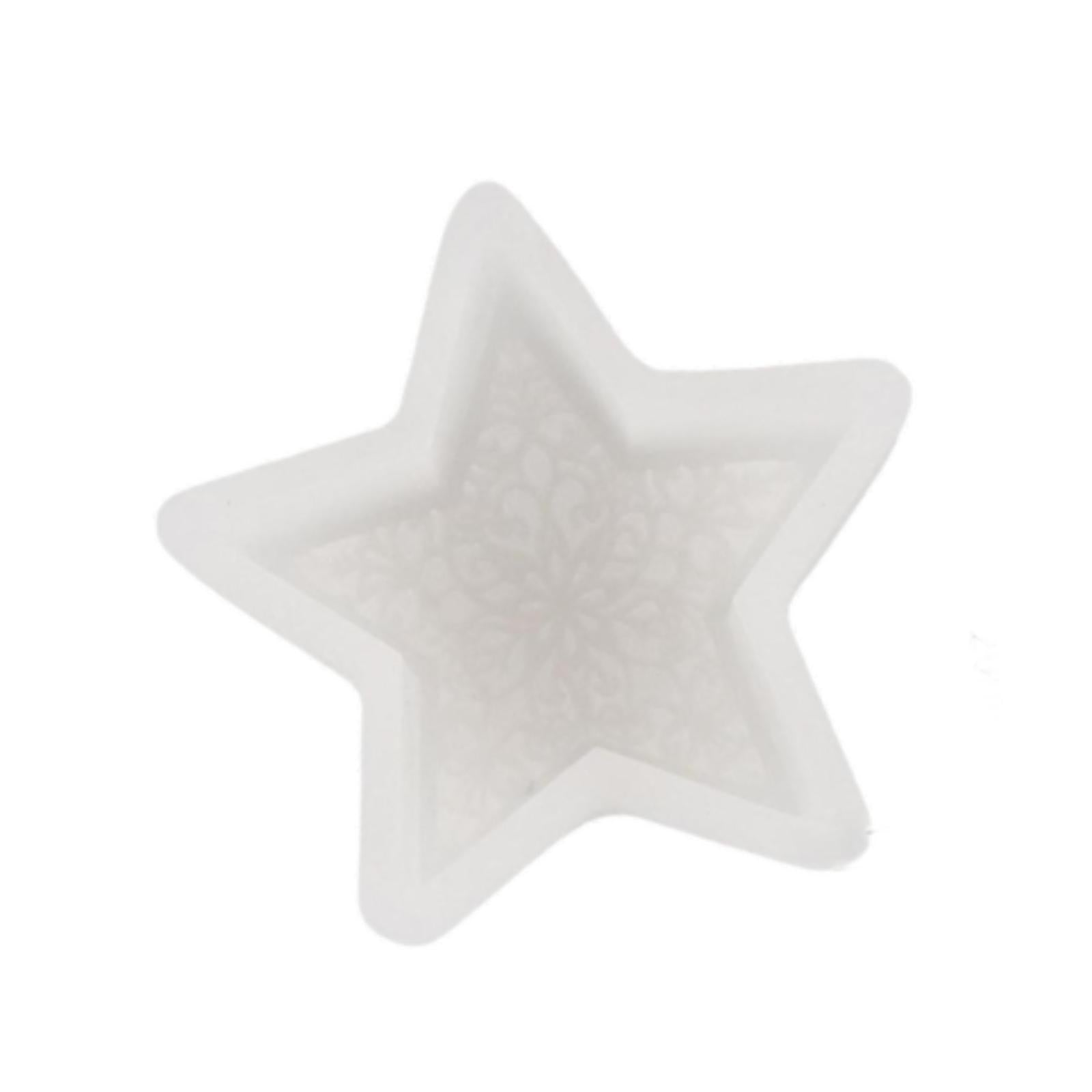 Candle Mould Silicone Mould for Home Decoration Handmade Soap Scented Candle Star