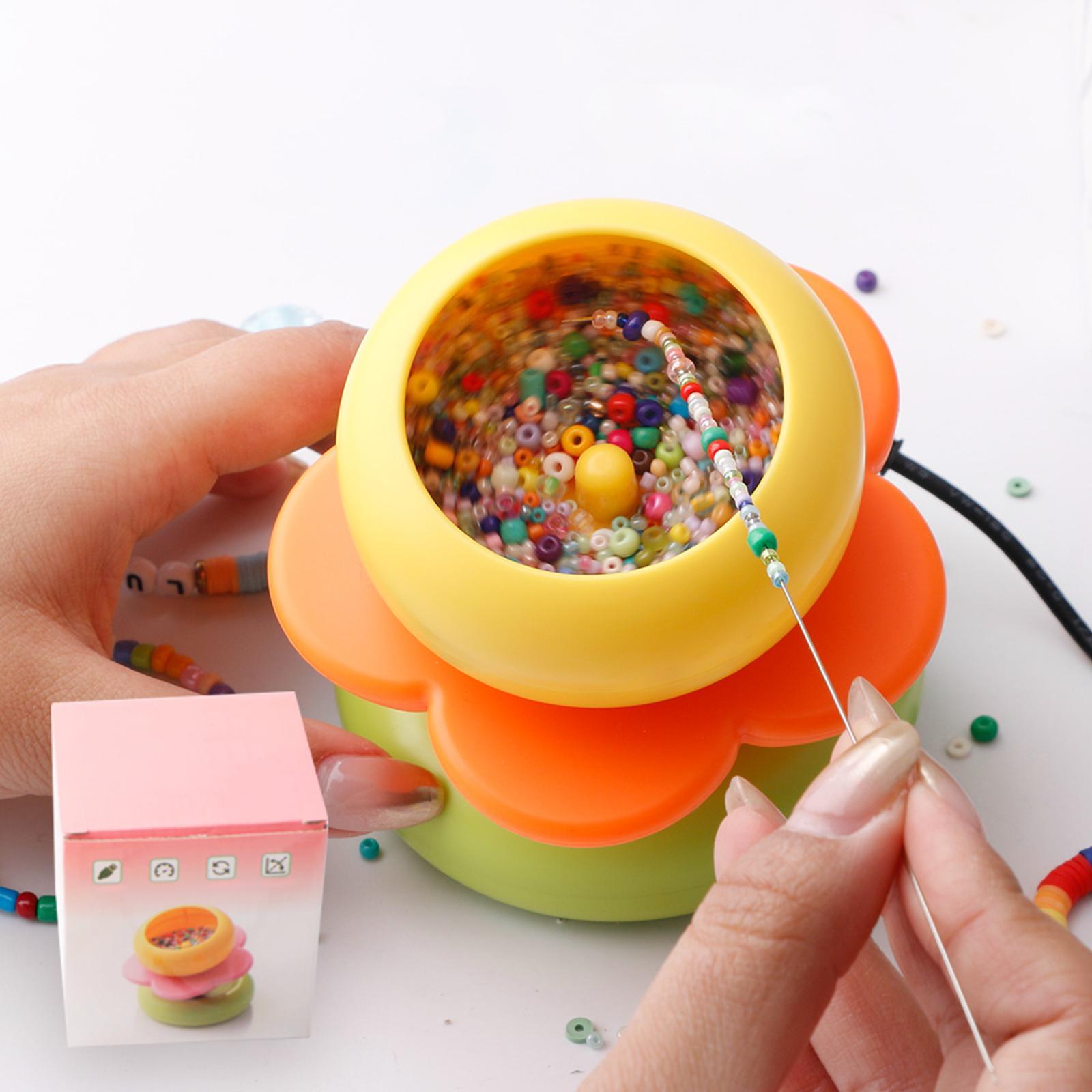 Bead Spinner Beads Loader Bead Maker for Pendants Making Jewelry Waist Chain Orange