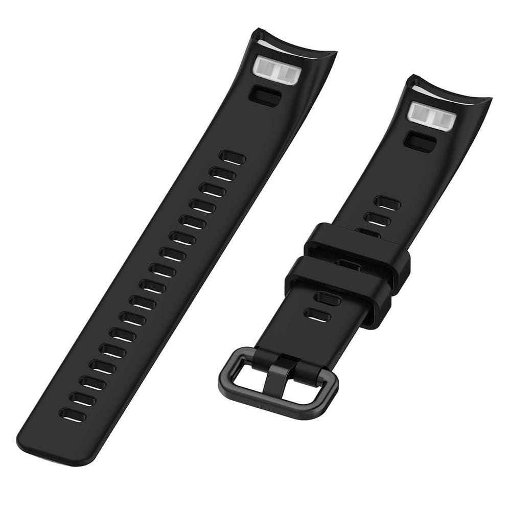 Smart Watch Silicone Wrist Strap Watchband for Huawei Honor Band 4 / Band 5 (Black)