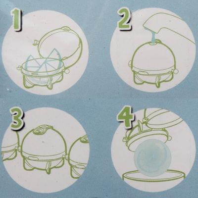 DIY Mini Versatile Ice Ball Mould Model Ice Ball Maker Tool (4pcs in one packaging, the price is for 4pcs)(White)