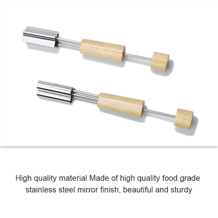 2 PCS Stainless Steel Baking Biscuit Mould Fruit and Vegetable Cutting Molds Tools (Heart Shape)